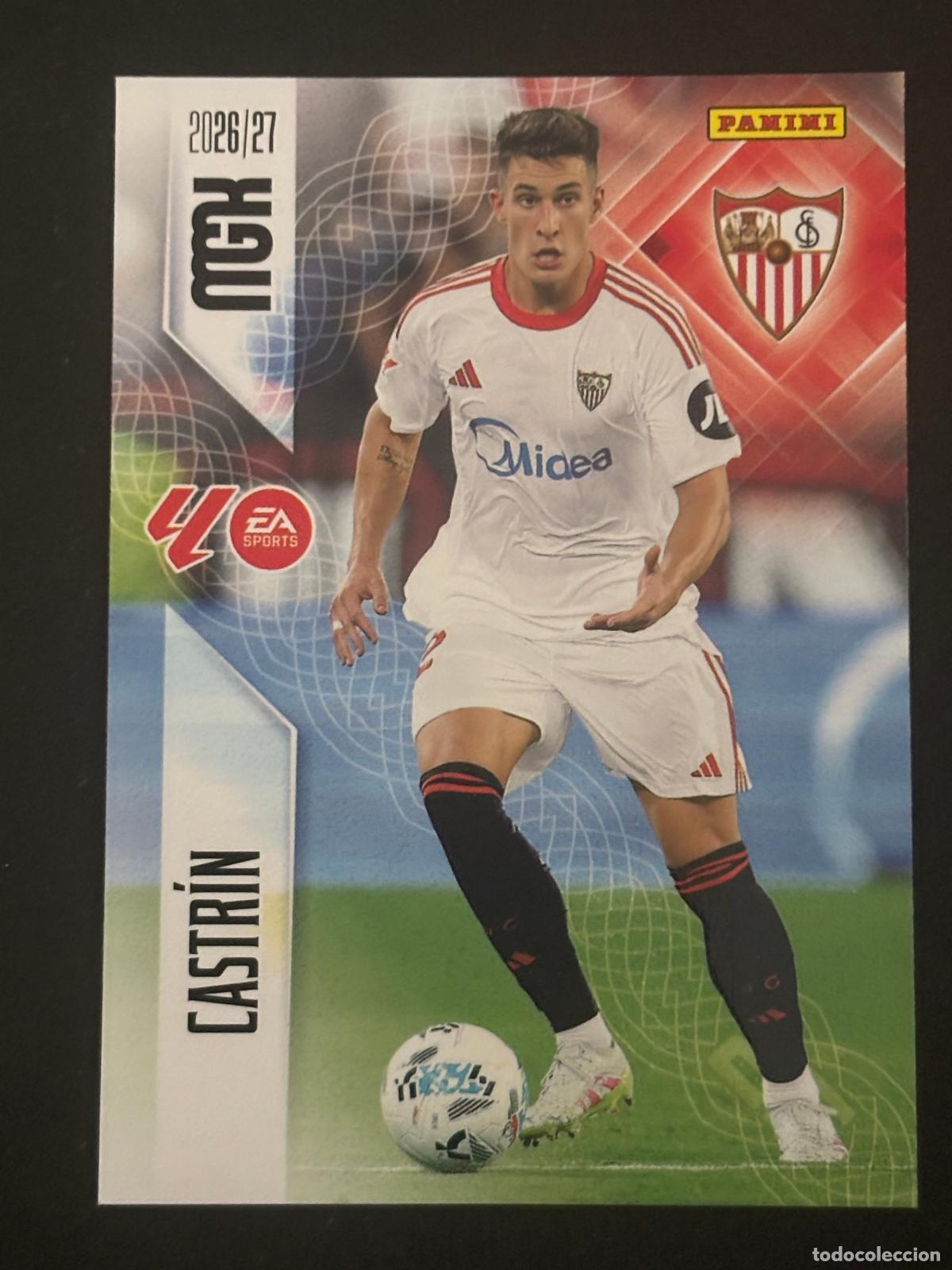 Cromos de f&uacute;tbol: 332 CASTR&Iacute;N SEVILLA MEGACRACKS MGK 26-27 2026-2027 PANINI LIGA