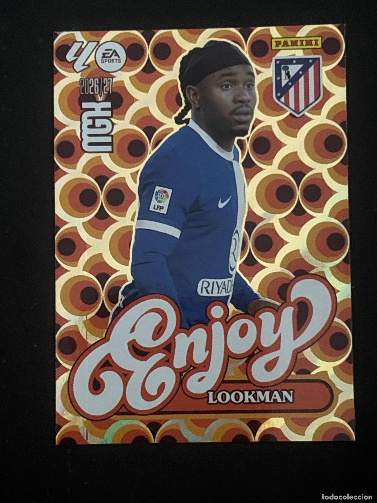 Cromos de f&uacute;tbol: 385P LOOKMAN AT MADRID ENJOY POWER MEGACRACKS MGK 26-27 2026-2027 PANINI LIGA