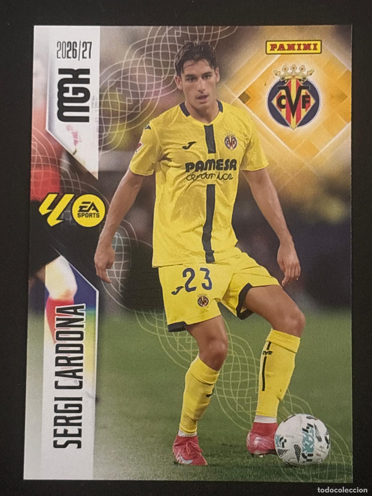 Cromos de f&uacute;tbol: 369 SERGI CARDONA VILLARREAL MEGACRACKS MGK 26-27 2026-2027 PANINI LIGA