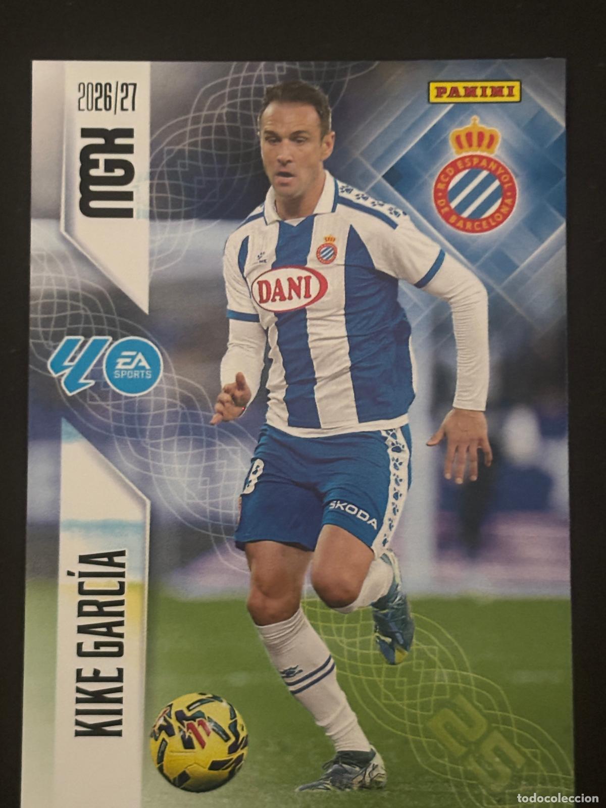 Cromos de f&uacute;tbol: 179 KIKE GARC&Iacute;A ESPANYOL MEGACRACKS MGK 26-27 2026-2027 PANINI LIGA