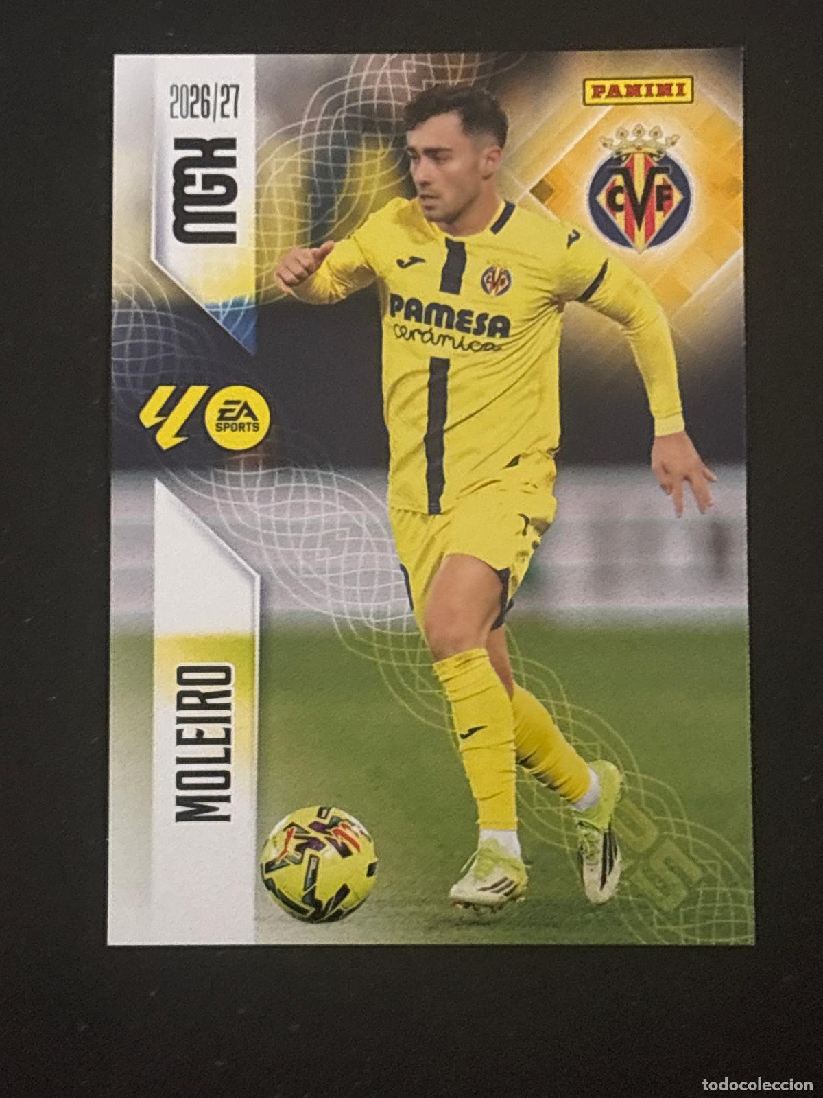Cromos de f&uacute;tbol: 373 MOLEIRO VILLARREAL MEGACRACKS MGK 26-27 2026-2027 PANINI LIGA
