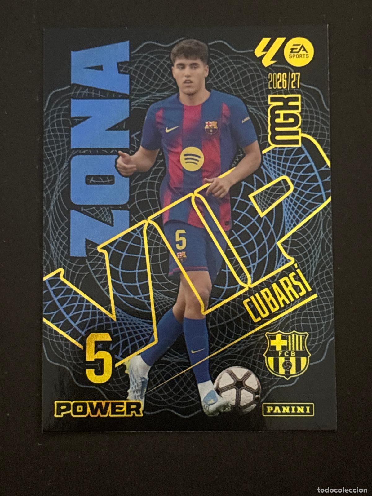 Cromos de f&uacute;tbol: 391P CUBARS&Iacute; BARCELONA ZONA VIP POWER MEGACRACKS MGK 26-27 2026-2027 PANINI LIGA