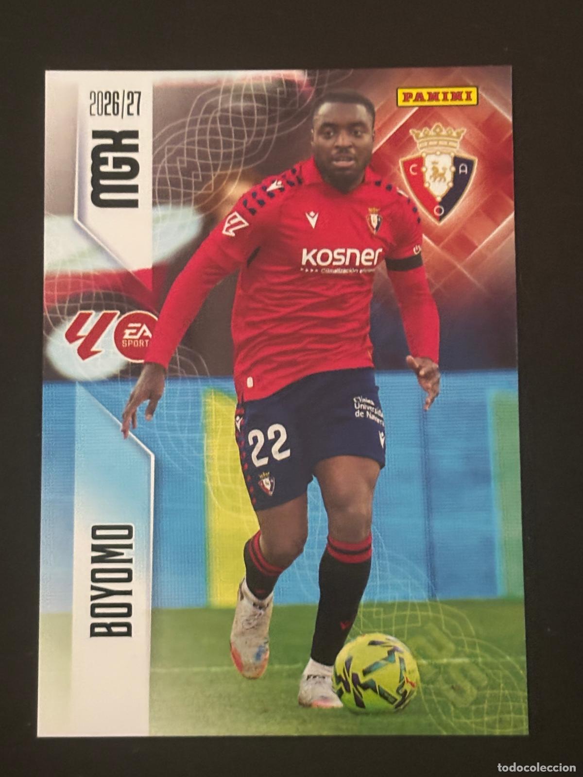 Cromos de f&uacute;tbol: 257 BOYOMO OSASUNA MEGACRACKS MGK 26-27 2026-2027 PANINI LIGA