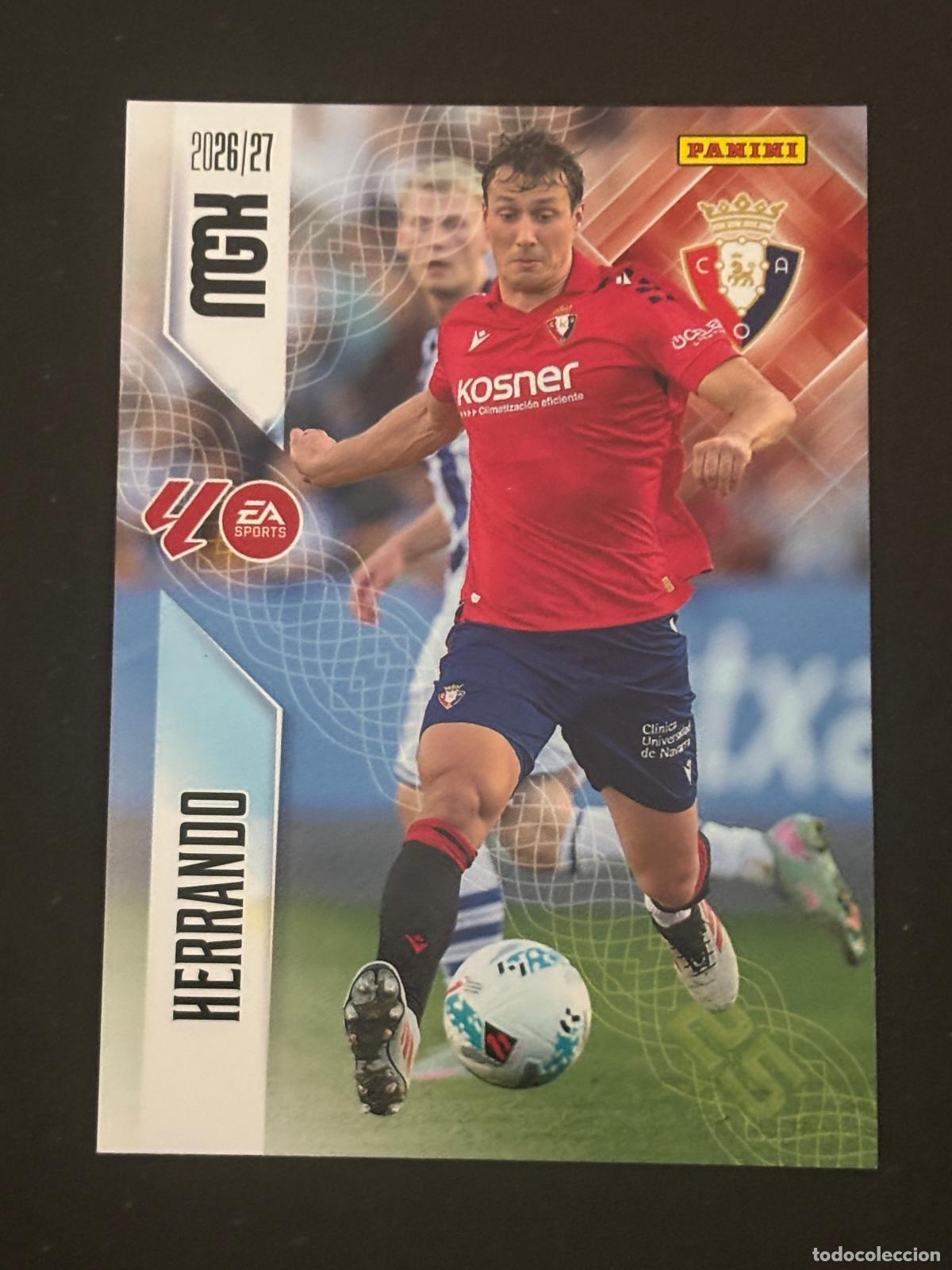 Cromos de f&uacute;tbol: 259 HERRANDO OSASUNA MEGACRACKS MGK 26-27 2026-2027 PANINI LIGA