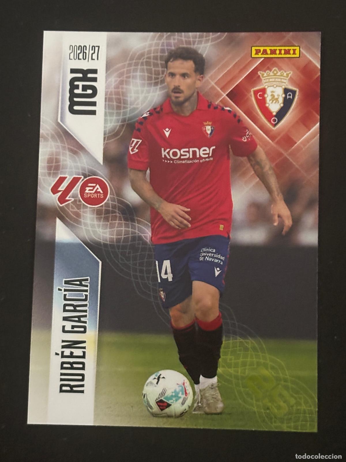 Cromos de f&uacute;tbol: 265 RUB&Eacute;N GARC&Iacute;A OSASUNA MEGACRACKS MGK 26-27 2026-2027 PANINI LIGA