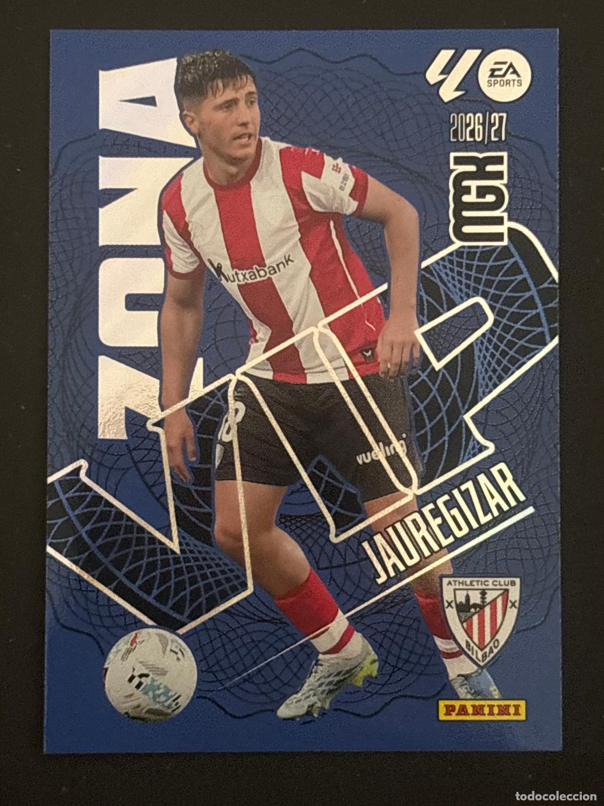 Cromos de f&uacute;tbol: 398 JAUREGIZAR AT BILBAO ZONA VIP MEGACRACKS MGK 26-27 2026-2027 PANINI LIGA