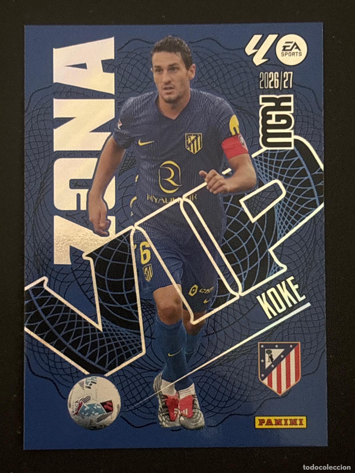 Cromos de f&uacute;tbol: 400 KOKE AT MADRID ZONA VIP MEGACRACKS MGK 26-27 2026-2027 PANINI LIGA