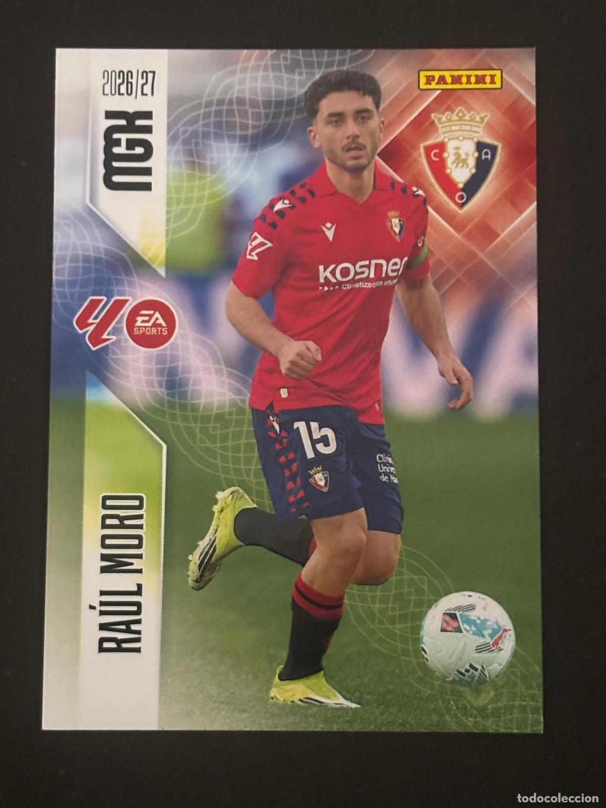 Cromos de f&uacute;tbol: 267 RA&Uacute;L MORO OSASUNA MEGACRACKS MGK 26-27 2026-2027 PANINI LIGA