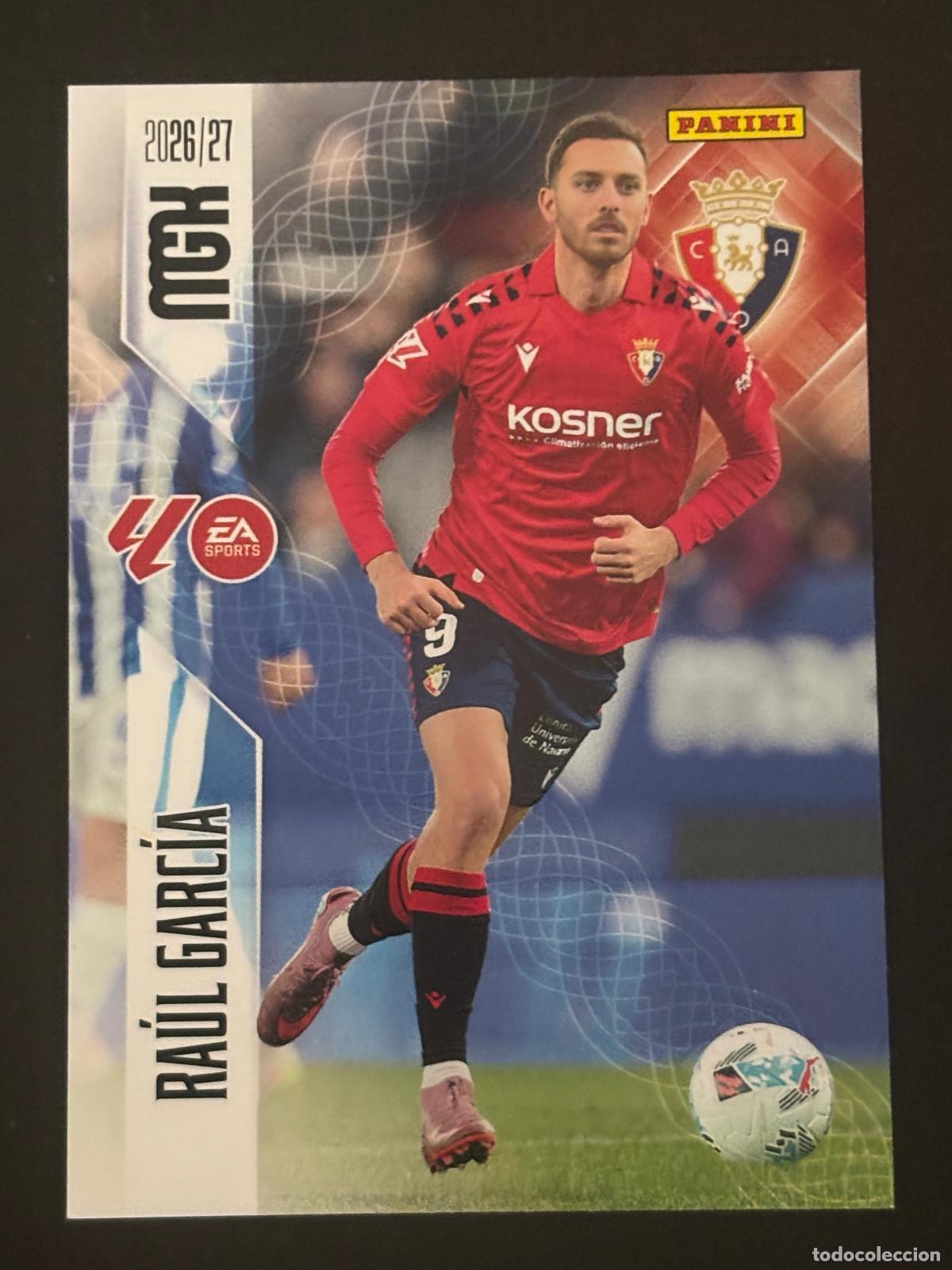 Cromos de f&uacute;tbol: 269 RA&Uacute;L GARC&Iacute;A OSASUNA MEGACRACKS MGK 26-27 2026-2027 PANINI LIGA