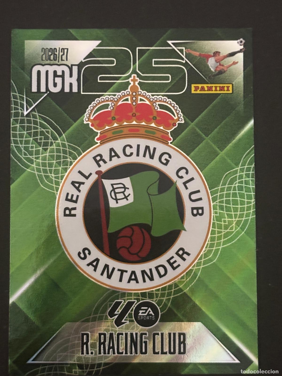 Cromos de f&uacute;tbol: 271 ESCUDO RACING MEGACRACKS MGK 26-27 2026-2027 PANINI LIGA
