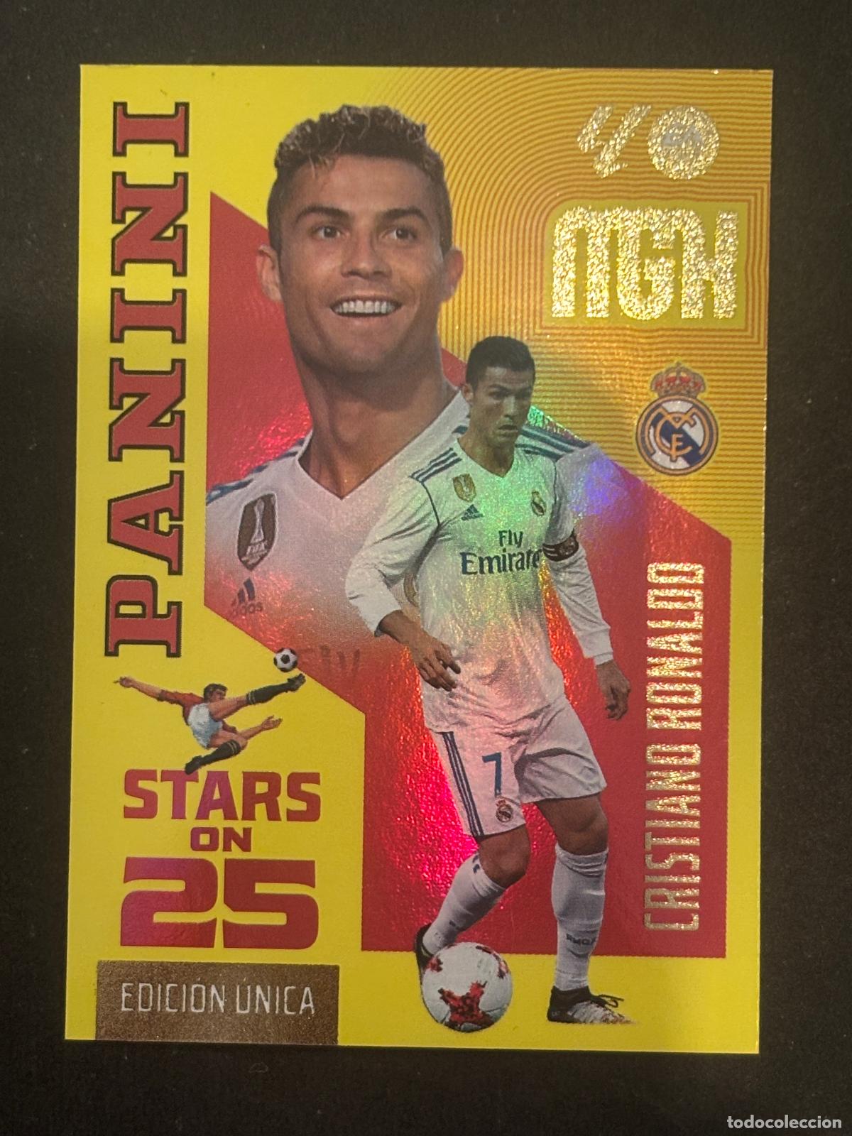 Cromos de f&uacute;tbol: 442 CRISTIANO RONALDO STARS ON 25 MEGACRACKS MGK 26-27 2026-2027 PANINI LIGA