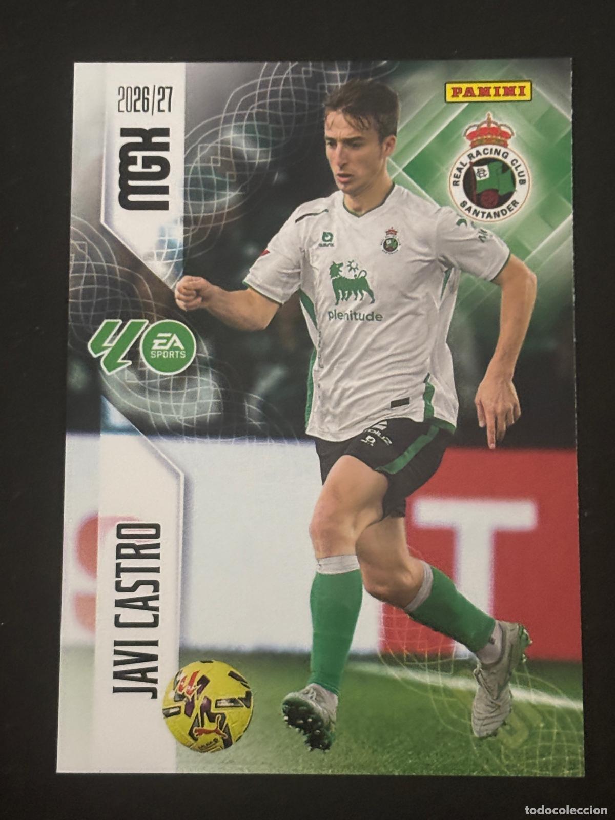 Cromos de f&uacute;tbol: 277 JAVI CASTRO RACING MEGACRACKS MGK 26-27 2026-2027 PANINI LIGA