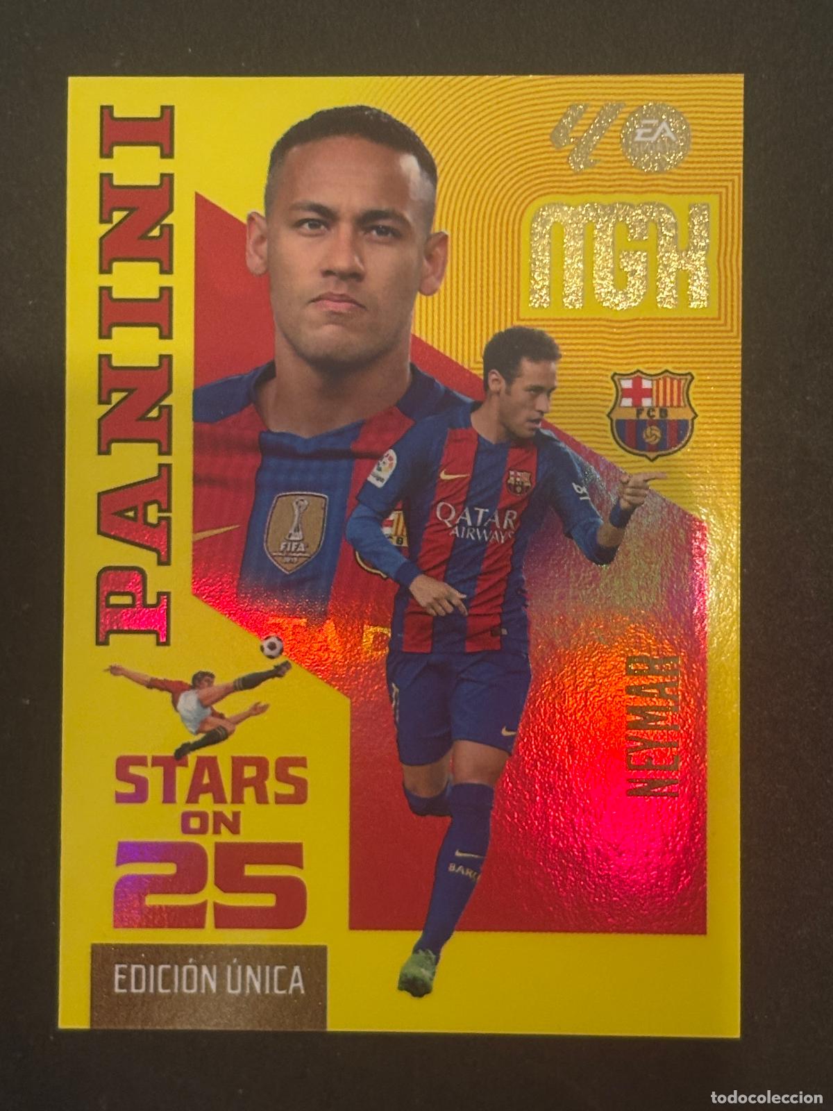 Cromos de f&uacute;tbol: 446 NEYMAR STARS ON 25 MEGACRACKS MGK 26-27 2026-2027 PANINI LIGA