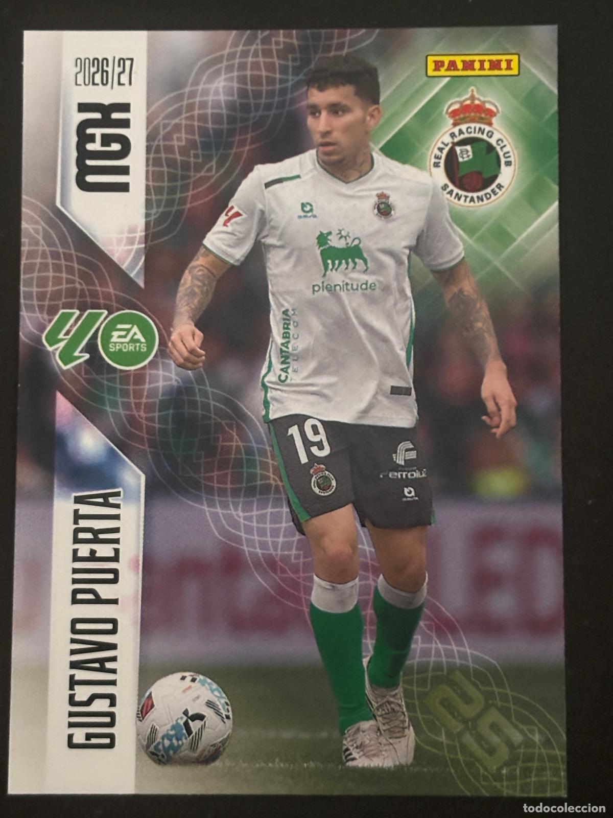 Cromos de f&uacute;tbol: 281 GUSTAVO PUERTA RACING MEGACRACKS MGK 26-27 2026-2027 PANINI LIGA