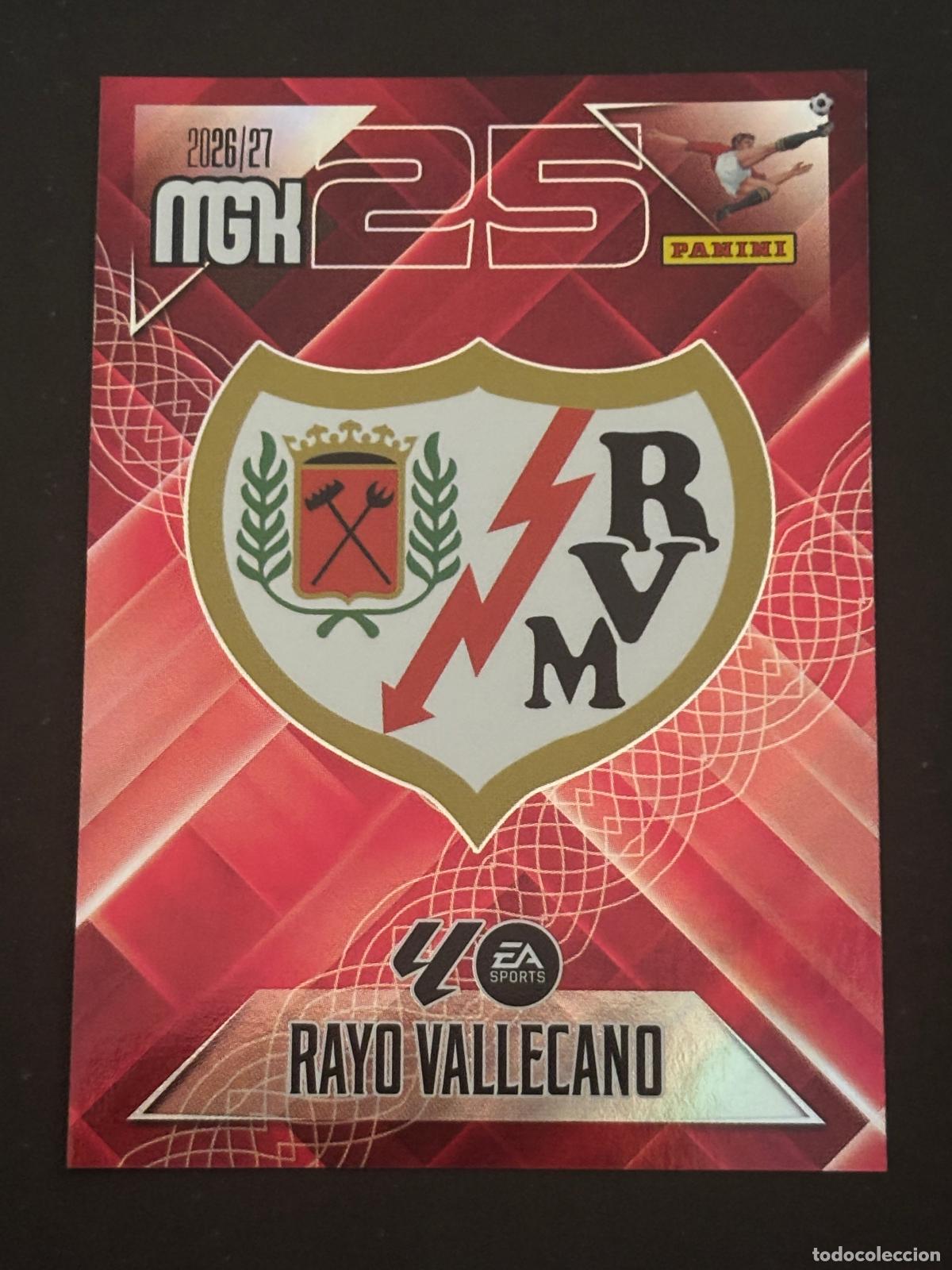 Cromos de Futebol: 289 ESCUDO RAYO MEGACRACKS MGK 26-27 2026-2027 PANINI LIGA