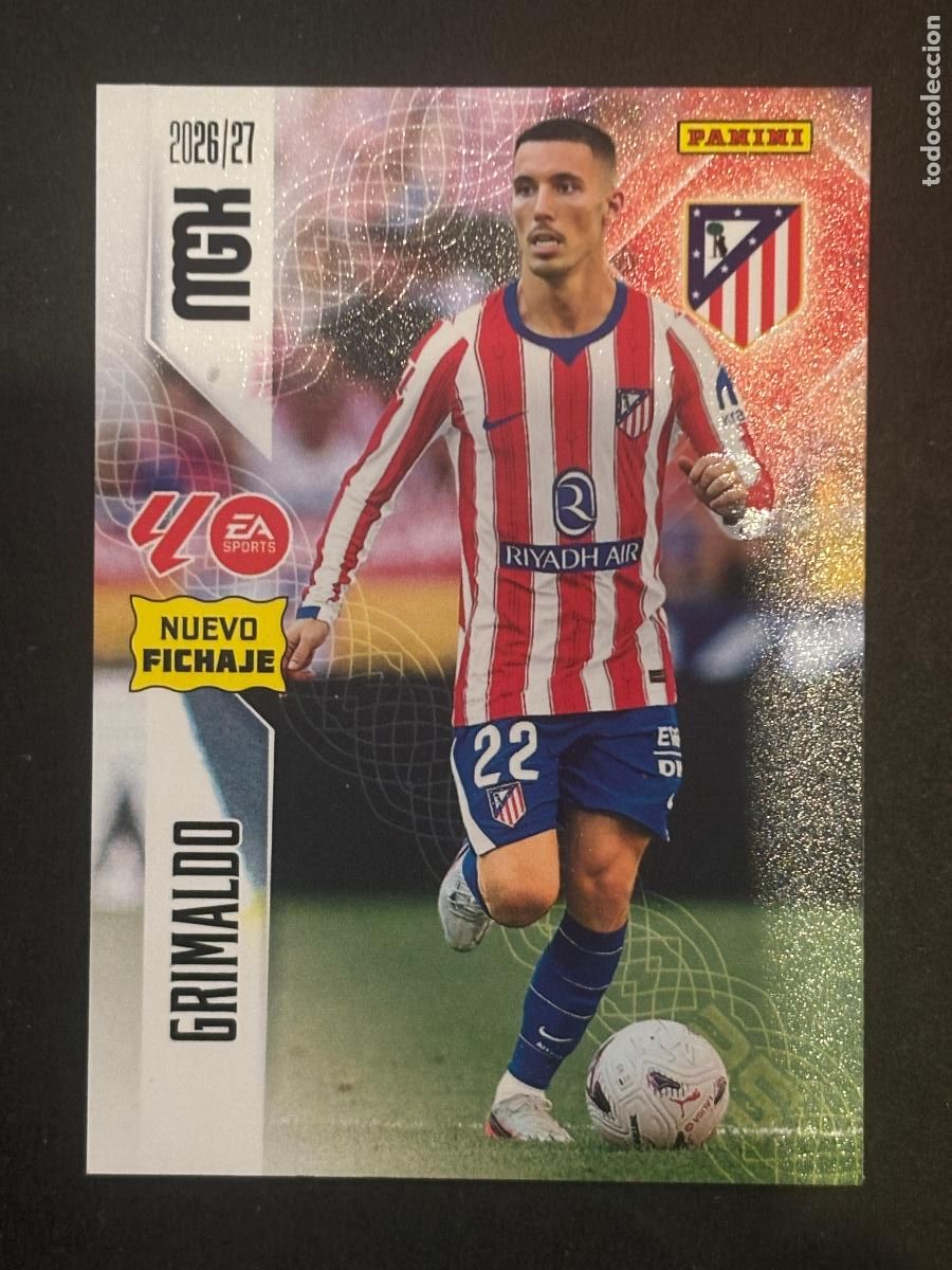 Cromos de Futebol: 459 GRIMALDO AT MADRID NUEVOS FICHAJES 2&ordf; EDICI&Oacute;N MEGACRACKS MGK 26-27 2026-2027