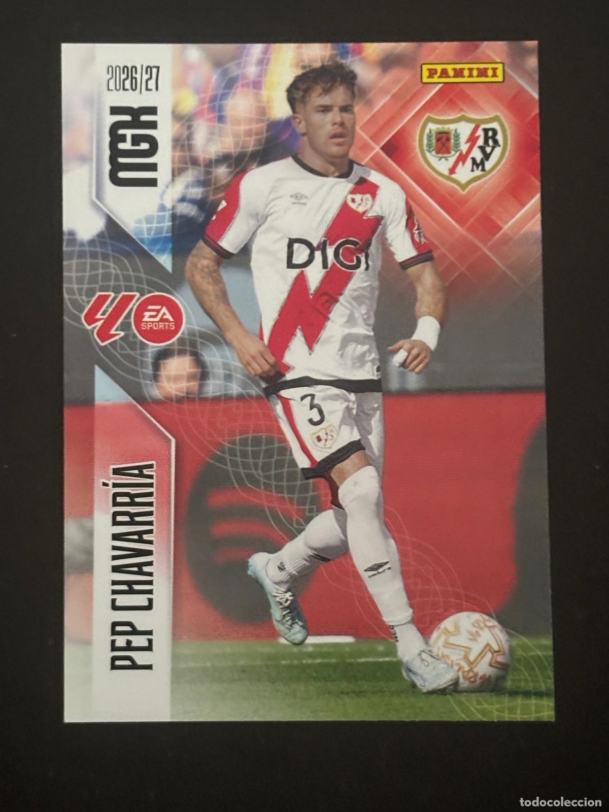 Cromos de Futebol: 297 PEP CHAVARR&Iacute;A RAYO MEGACRACKS MGK 26-27 2026-2027 PANINI LIGA