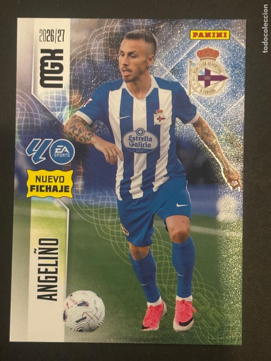 Cromos de Futebol: 471 ANGELI&Ntilde;O DEPORTIVO NUEVOS FICHAJES 2&ordf; EDICI&Oacute;N MEGACRACKS MGK 26-27 2026-2027