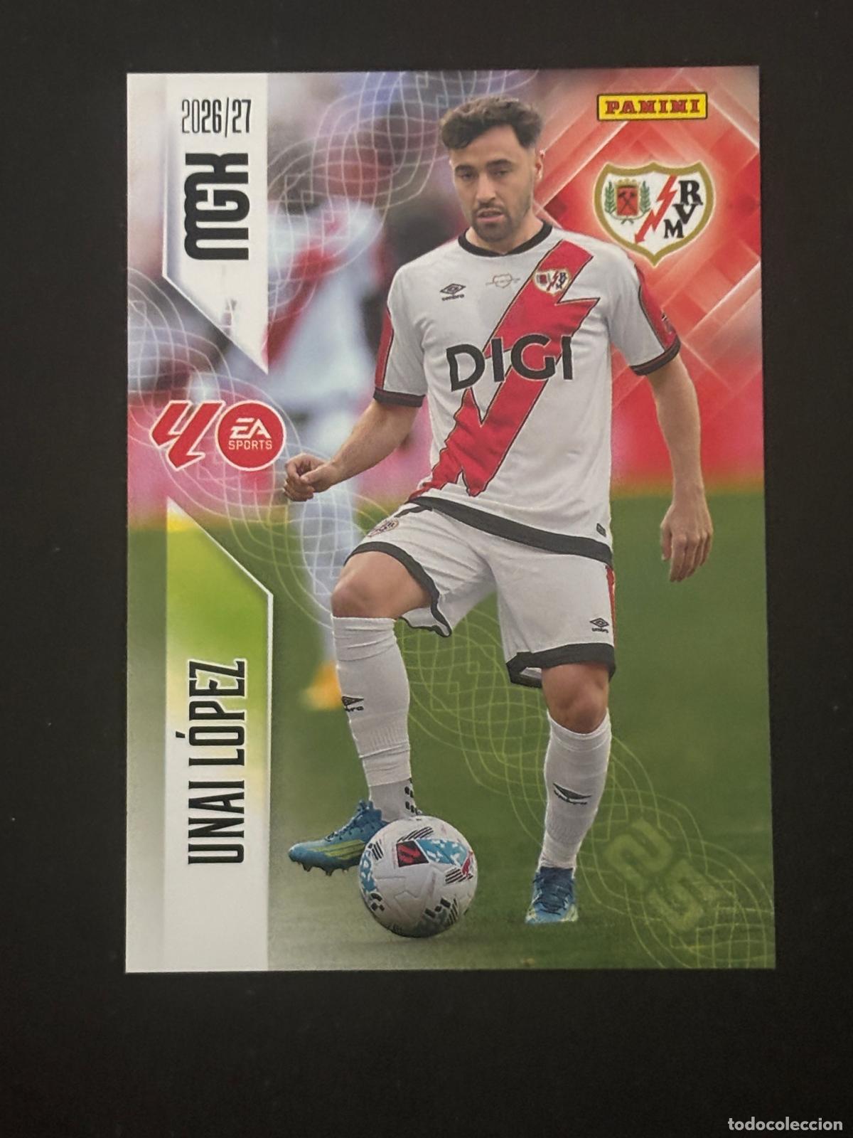 Cromos de Futebol: 301 UNAI L&Oacute;PEZ RAYO MEGACRACKS MGK 26-27 2026-2027 PANINI LIGA