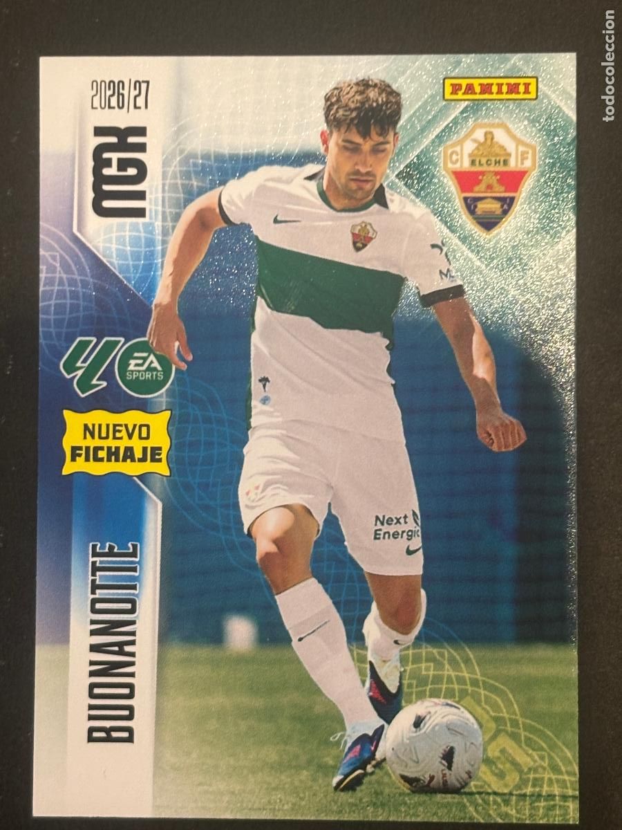 Cromos de Futebol: 480 BUONANOTTE ELCHE NUEVOS FICHAJES 2&ordf; EDICI&Oacute;N MEGACRACKS MGK 26-27 2026-2027 PANINI LIGA