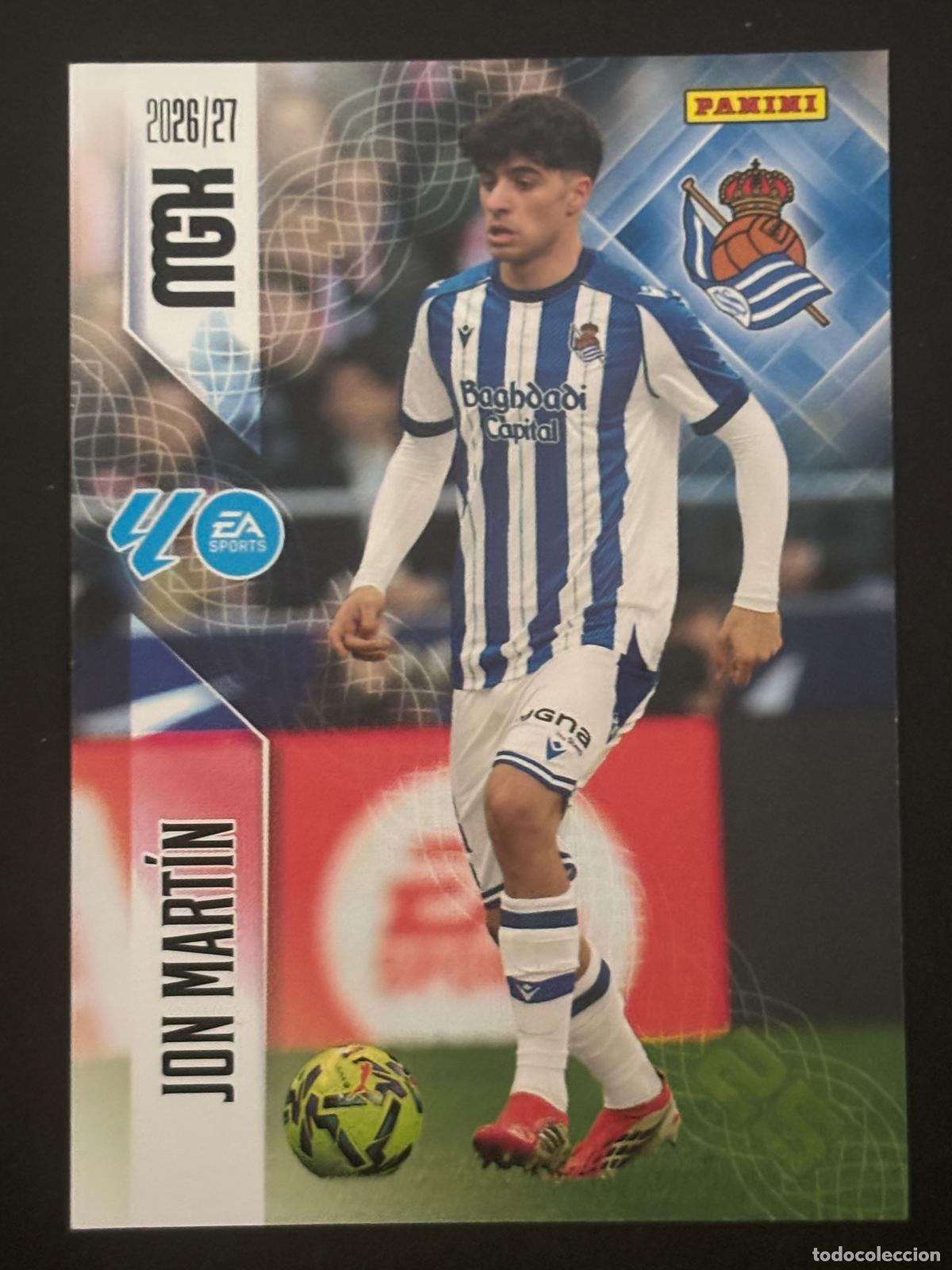 Cromos de Futebol: 311 JON MART&Iacute;N REAL SOCIEDAD MEGACRACKS MGK 26-27 2026-2027 PANINI LIGA