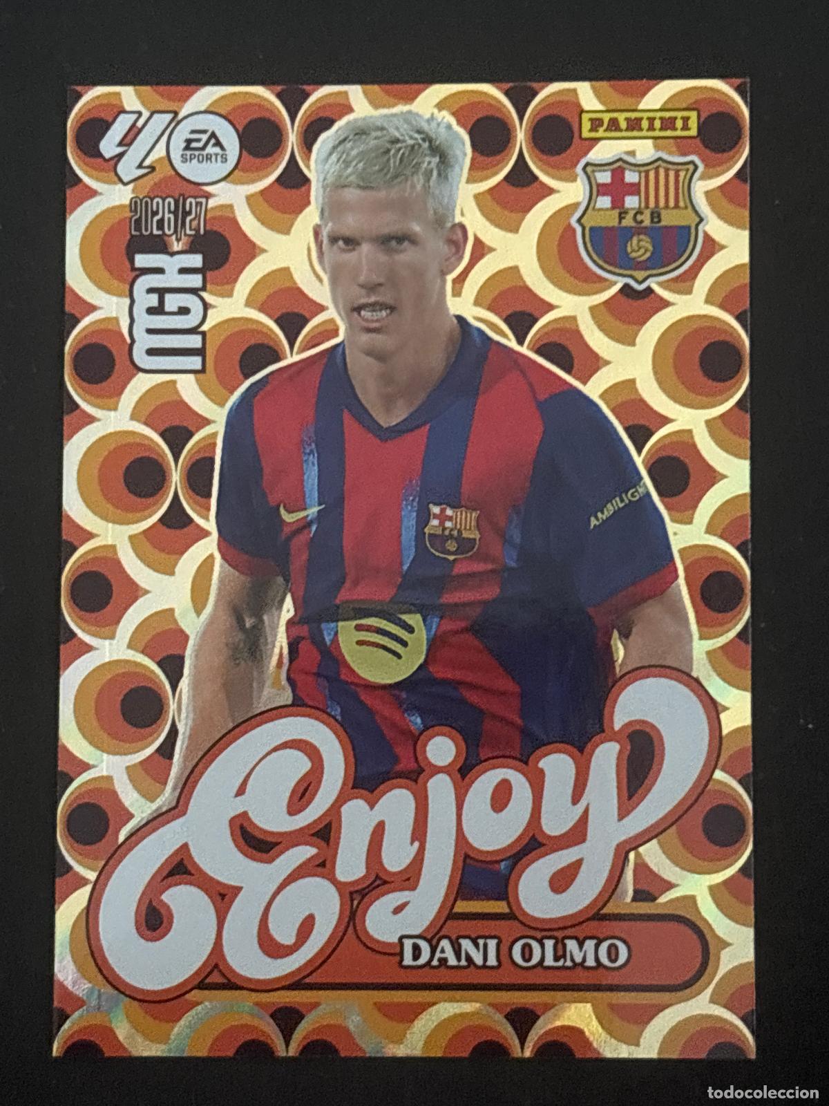 Cromos de Futebol: 381 DANI OLMO BARCELONA ENJOY MEGACRACKS MGK 26-27 2026-2027 PANINI LIGA