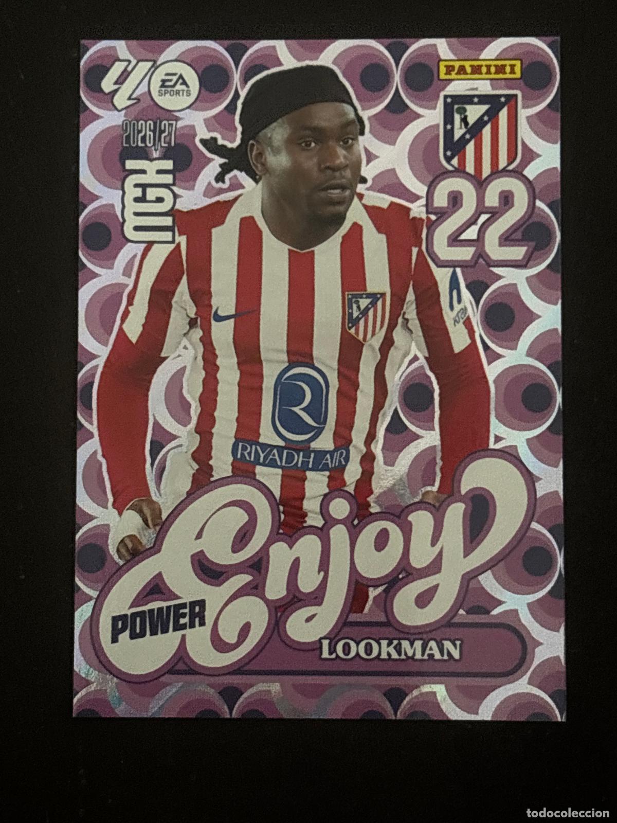 Cromos de f&uacute;tbol: 385 LOOKMAN AT MADRID ENJOY MEGACRACKS MGK 26-27 2026-2027 PANINI LIGA