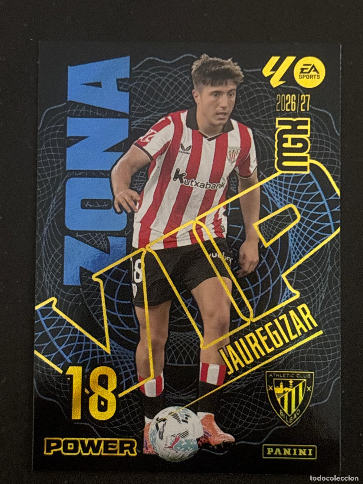 Cromos de f&uacute;tbol: 398P JAUREGIZAR AT BILBAO ZONA VIP POWER MEGACRACKS MGK 26-27 2026-2027 PANINI LIGA