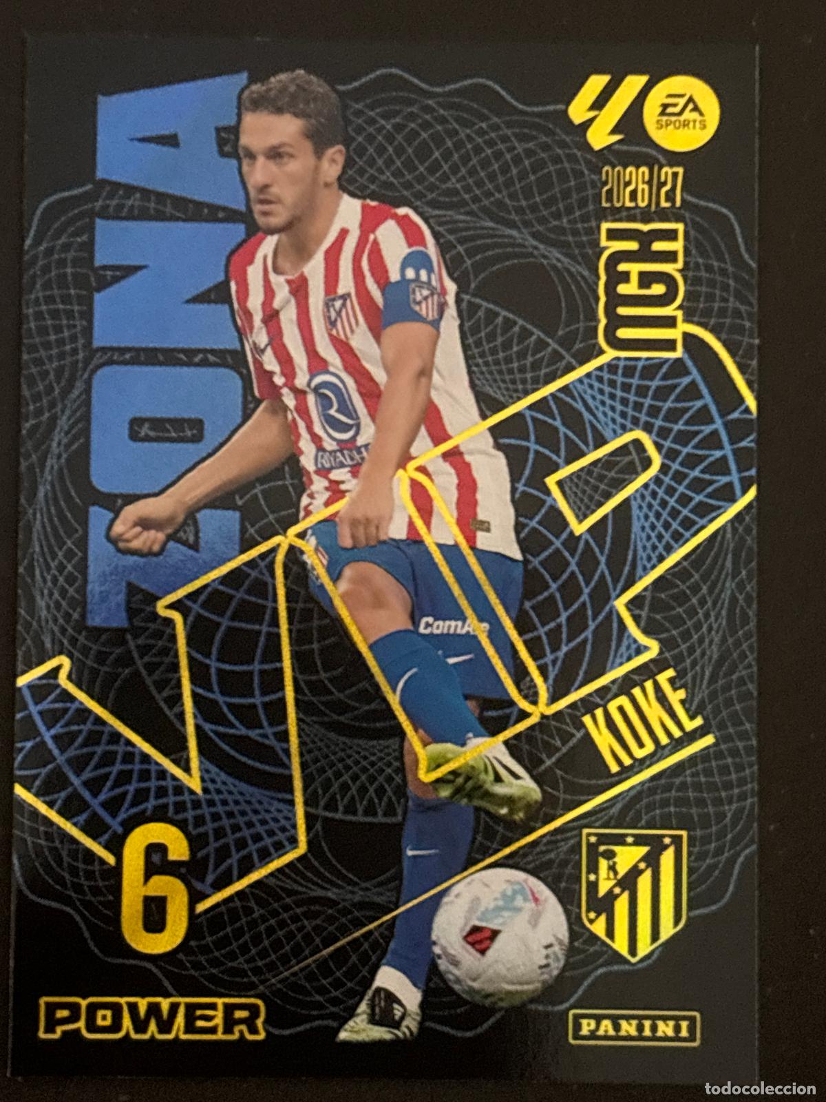 Cromos de f&uacute;tbol: 400P KOKE AT MADRID ZONA VIP POWER MEGACRACKS MGK 26-27 2026-2027 PANINI LIGA