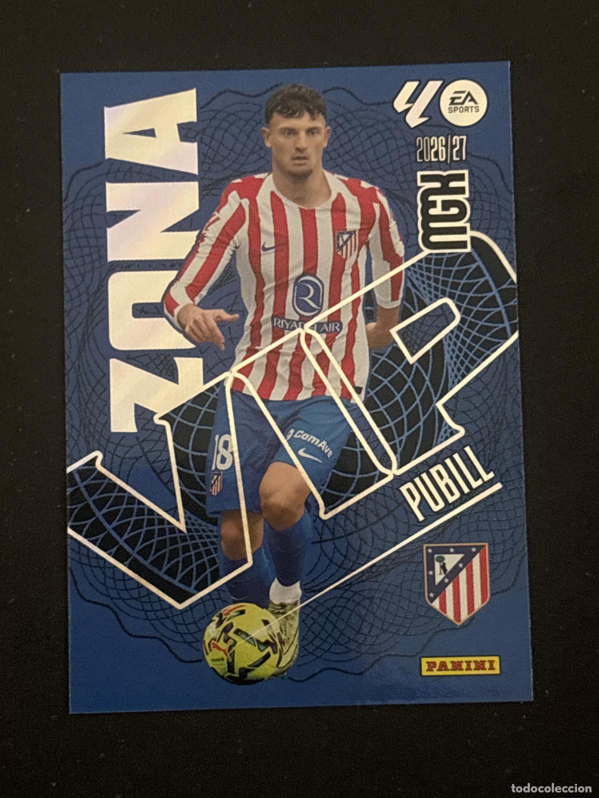 Cromos de f&uacute;tbol: 404 PUBILL AT MADRID ZONA VIP MEGACRACKS MGK 26-27 2026-2027 PANINI LIGA