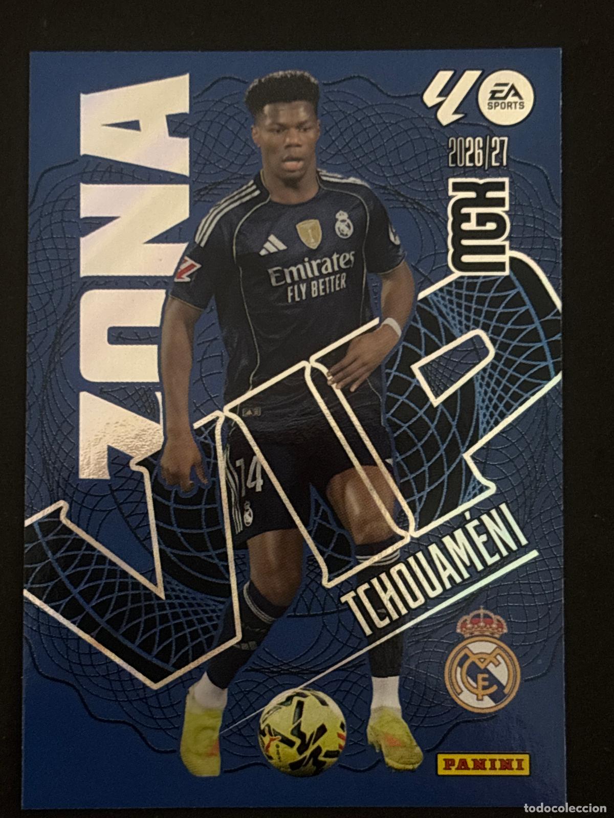 Cromos de Futebol: 405 TCHOUAM&Eacute;NI REAL MADRID ZONA VIP MEGACRACKS MGK 26-27 2026-2027 PANINI LIGA