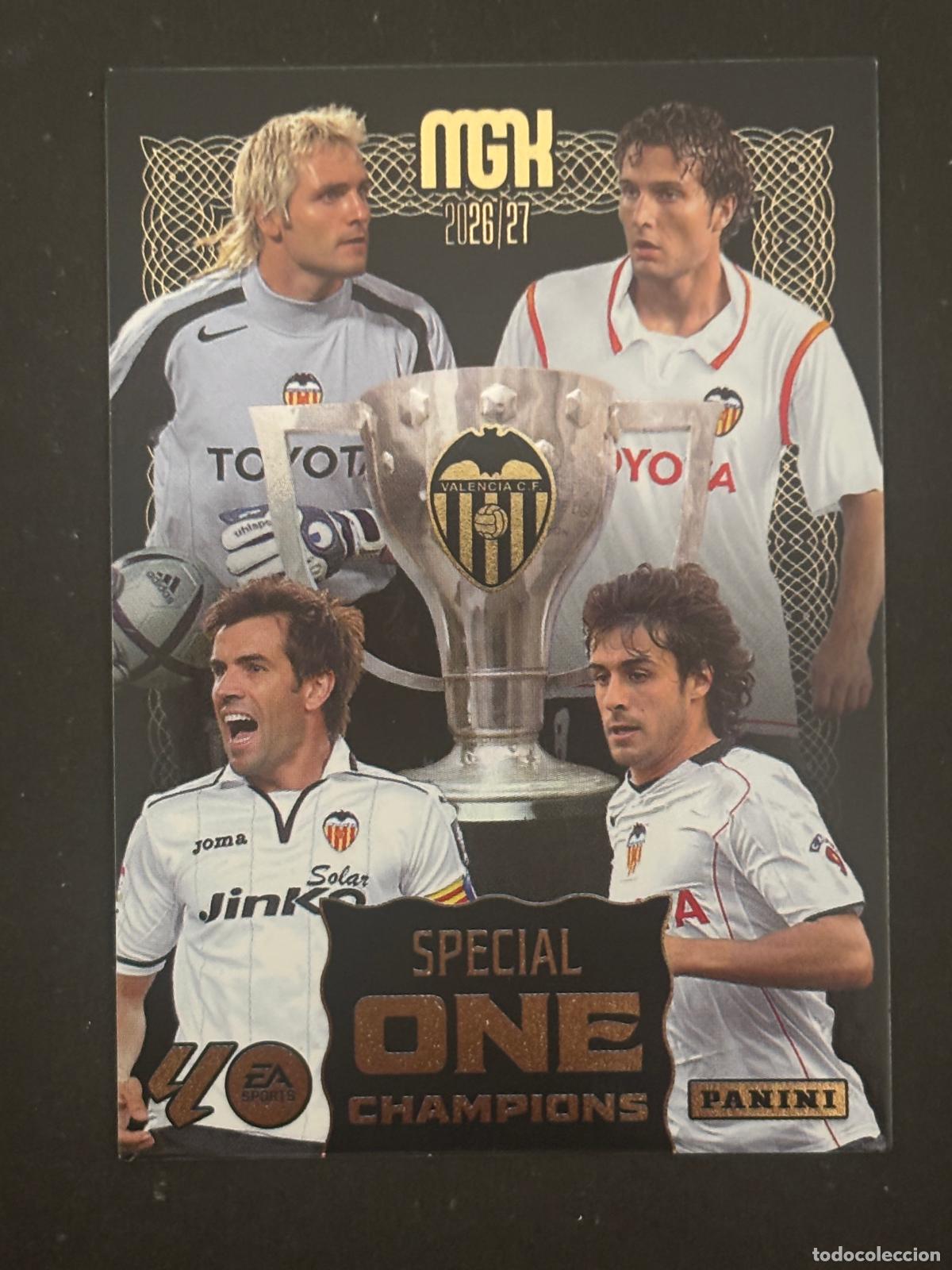 Cartes &agrave; collectionner de Football: SOC4 ESCUDO VALENCIA SPECIAL ONE CHAMPIONS MEGACRACKS MGK 26-27 2026-2027 PANINI LIGA