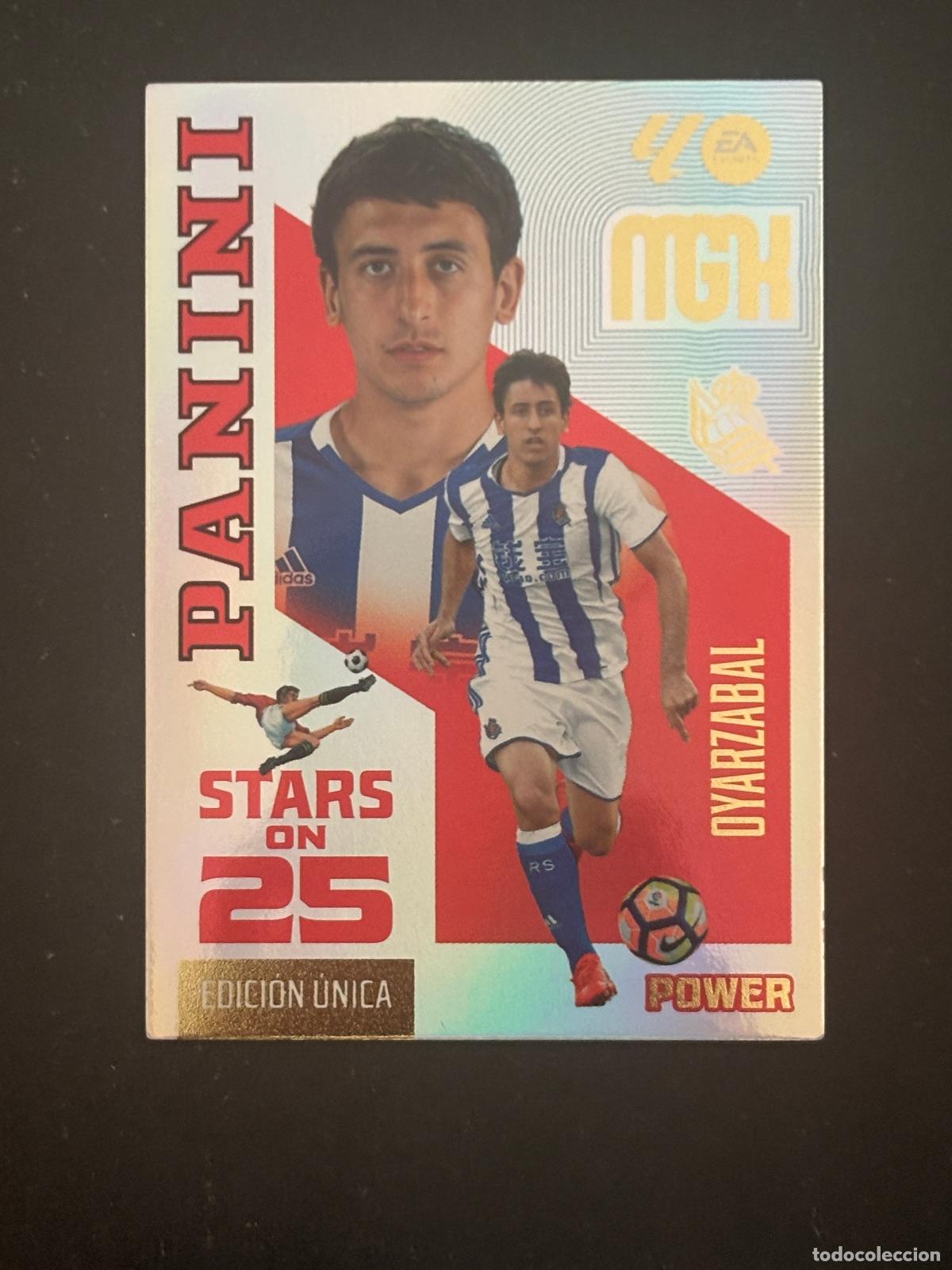 Cartes &agrave; collectionner de Football: 448P OYARZABAL REAL SOCIEDAD STARS ON 25 POWER MEGACRACKS MGK 26-27 2026-2027 PANINI LIGA