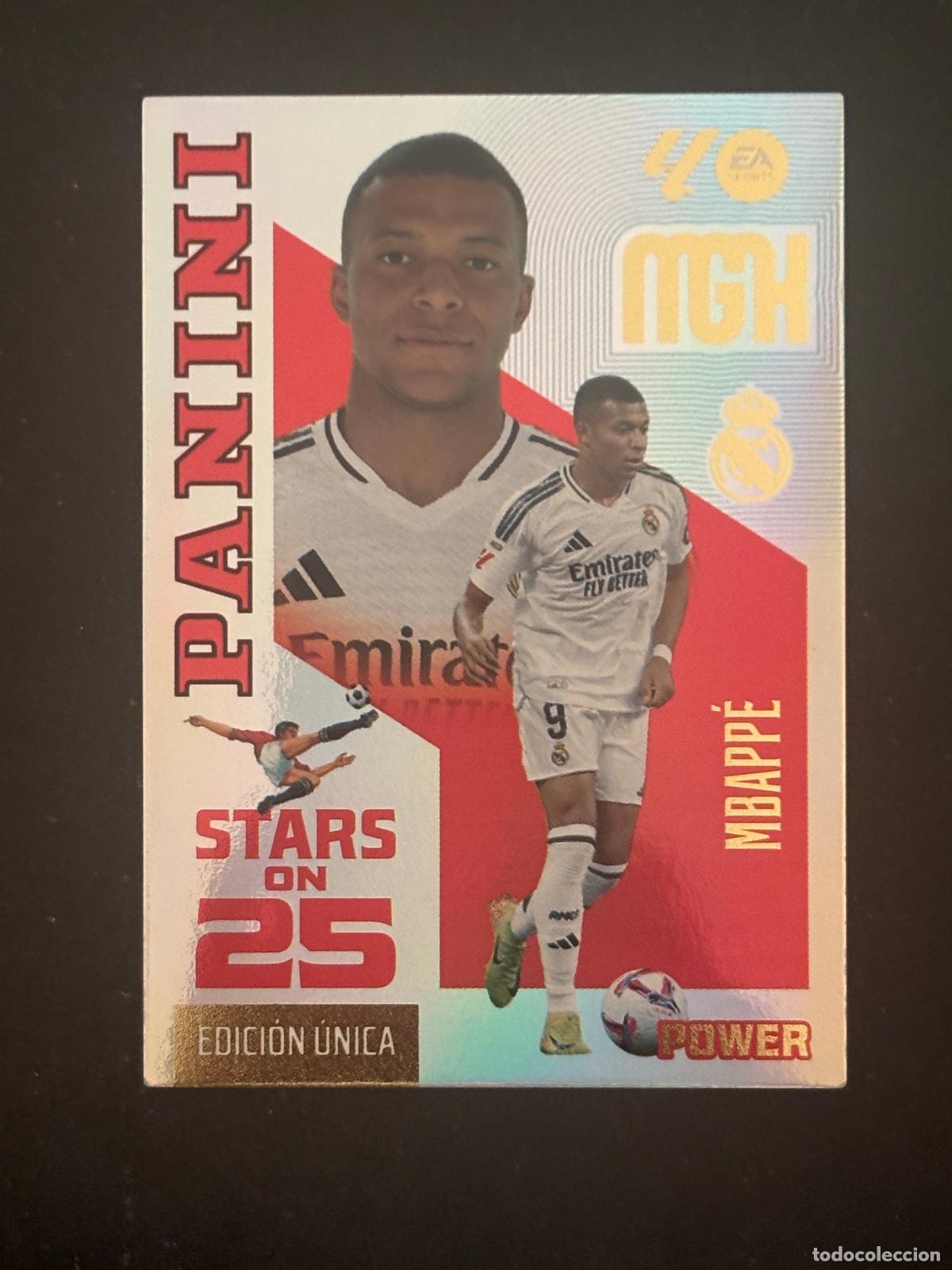 Cartes &agrave; collectionner de Football: 450P MBAPP&Eacute; REAL MADRID STARS ON 25 POWER MEGACRACKS MGK 26-27 2026-2027 PANINI LIGA