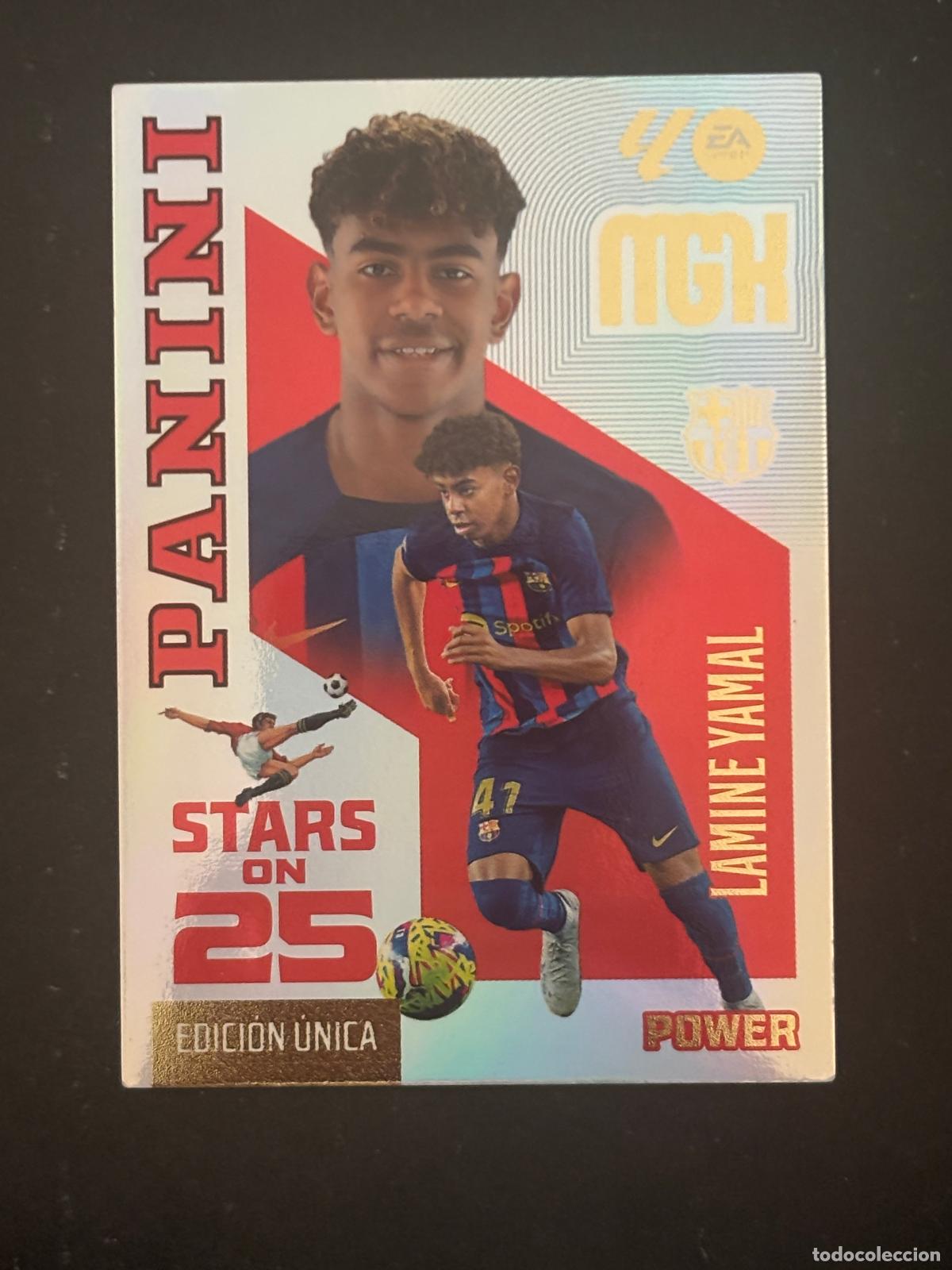 Cartes &agrave; collectionner de Football: 449P LAMINE YAMAL BARCELONA STARS ON 25 POWER MEGACRACKS MGK 26-27 2026-2027 PANINI LIGA
