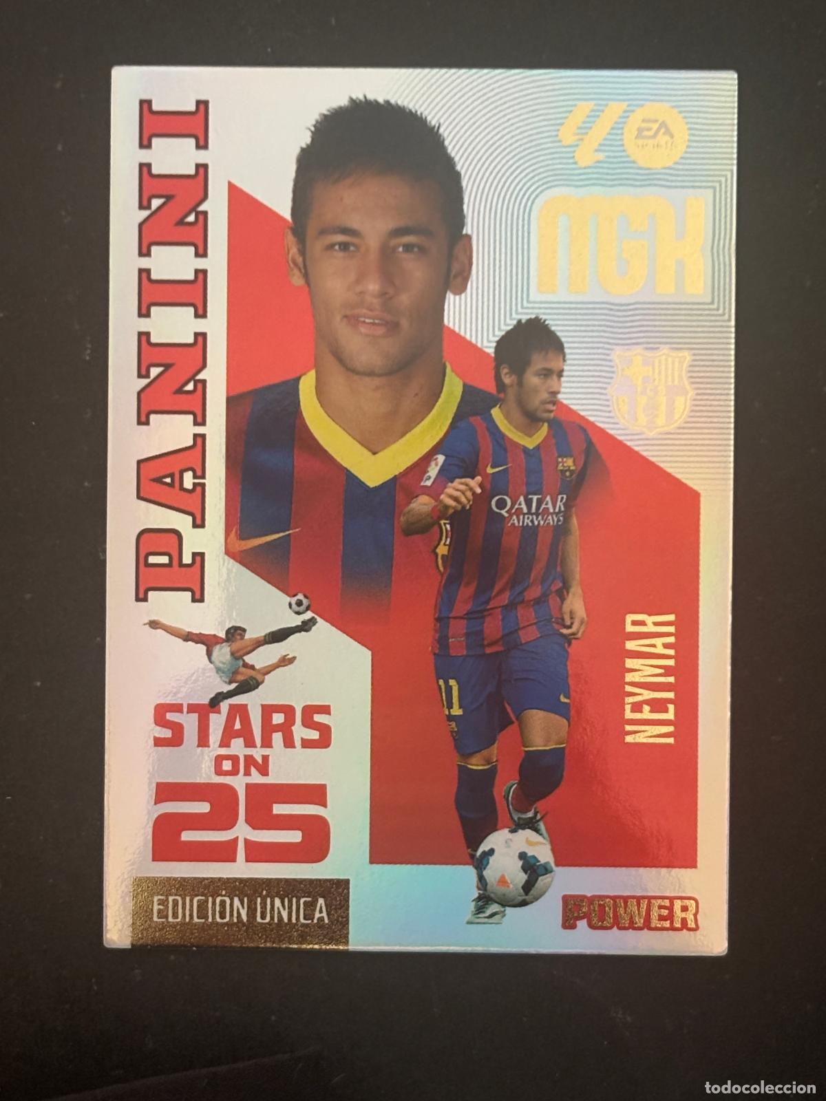 Cartes &agrave; collectionner de Football: 446P NEYMAR STARS ON 25 POWER MEGACRACKS MGK 26-27 2026-2027 PANINI LIGA