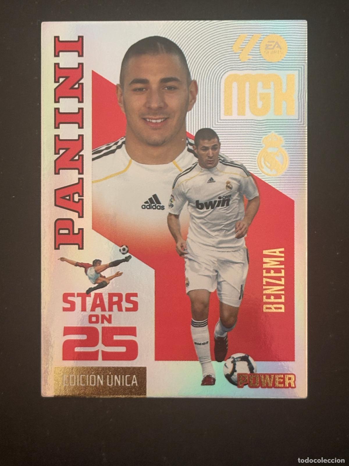 Cartes &agrave; collectionner de Football: 441P BENZEMA STARS ON 25 POWER MEGACRACKS MGK 26-27 2026-2027 PANINI LIGA
