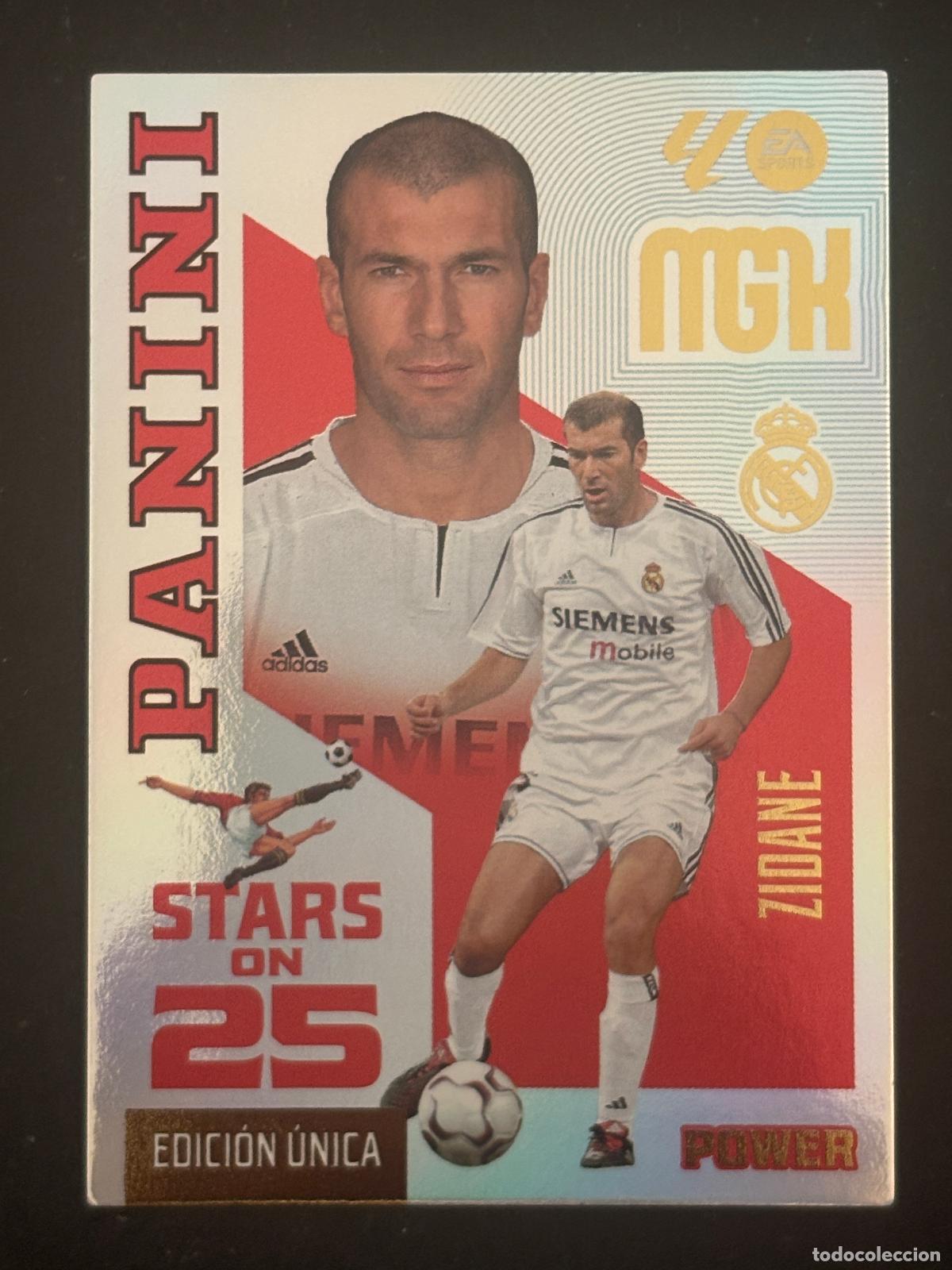 Cromos de f&uacute;tbol: 430P ZIDANE STARS ON 25 POWER MEGACRACKS MGK 26-27 2026-2027 PANINI LIGA