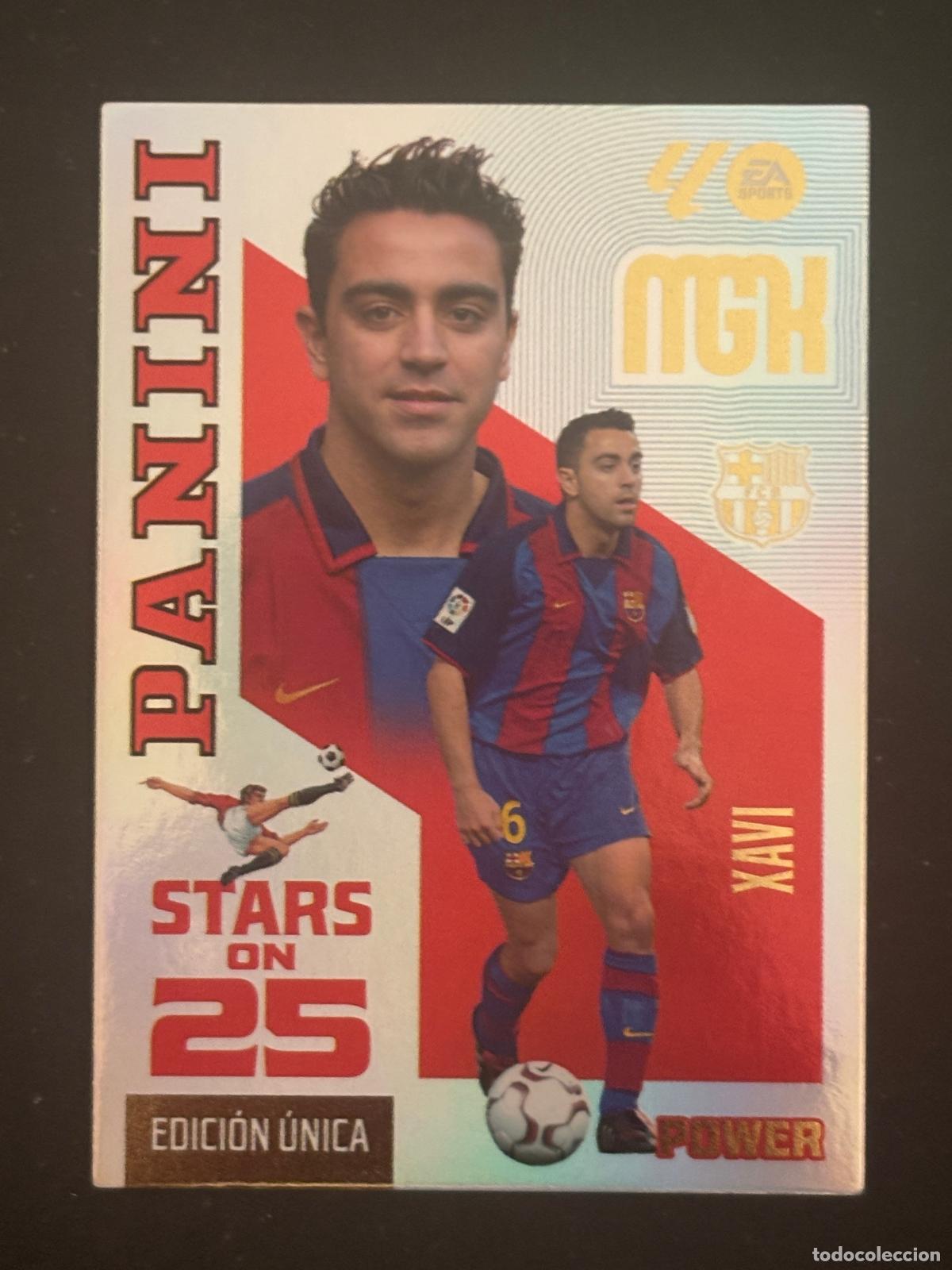 Fu&szlig;ball-Sticker: 427P XAVI STARS ON 25 POWER MEGACRACKS MGK 26-27 2026-2027 PANINI LIGA