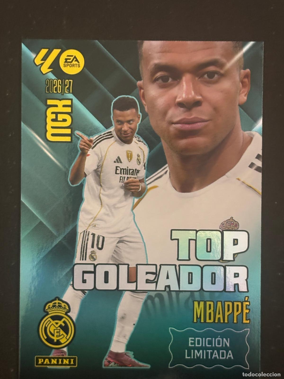 Cromos de f&uacute;tbol: EL2 MBAPP&Eacute; REAL MADRID EDICI&Oacute;N LIMITADA MEGACRACKS MGK 26-27 2026-2027 PANINI LIGA