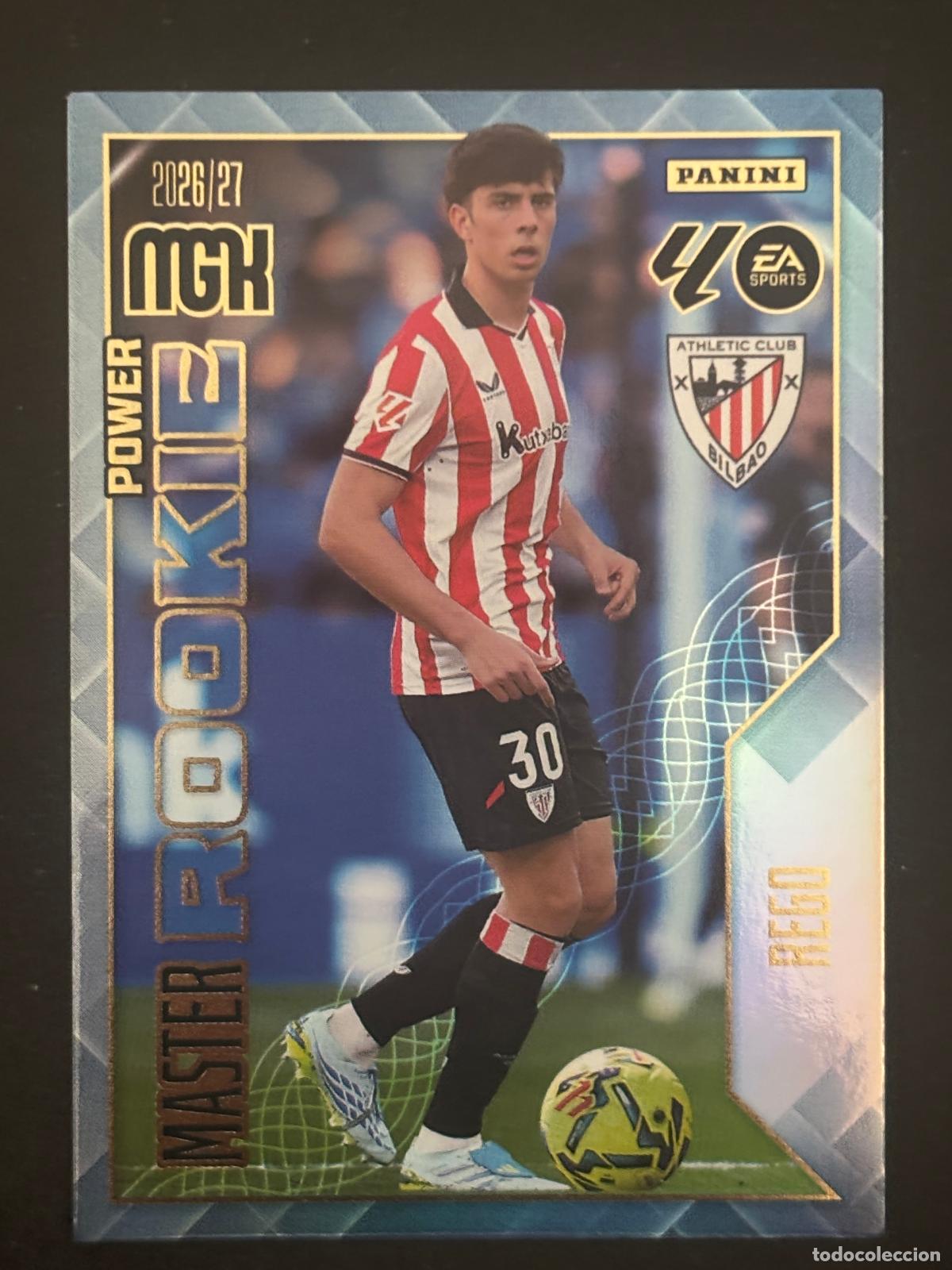 Fu&szlig;ball-Sticker: 418P REGO AT BILBAO MASTER ROOKIE POWER MEGACRACKS MGK 26-27 2026-2027 PANINI LIGA