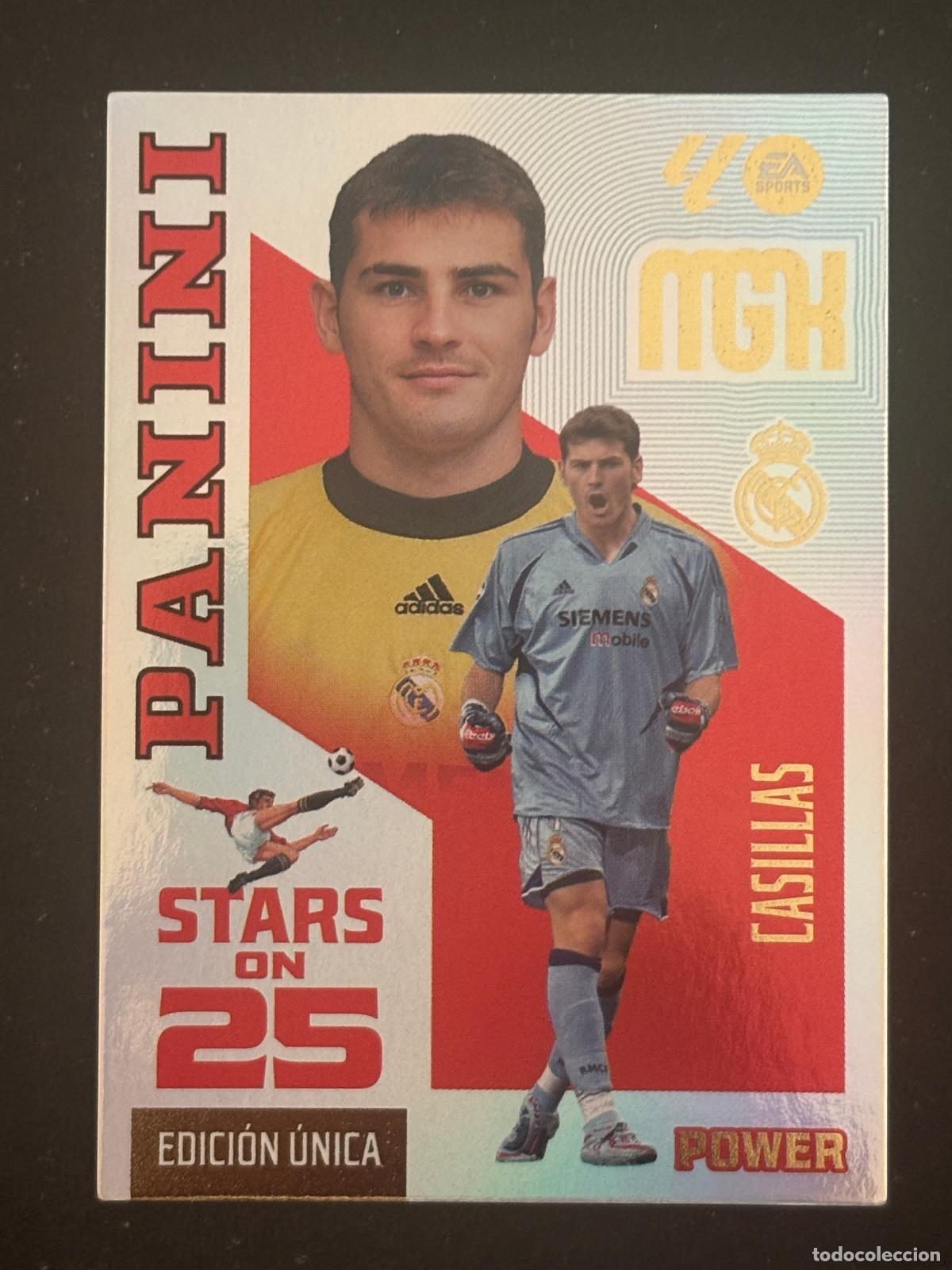 Fu&szlig;ball-Sticker: 428P CASILLAS STARS ON 25 POWER MEGACRACKS MGK 26-27 2026-2027 PANINI LIGA