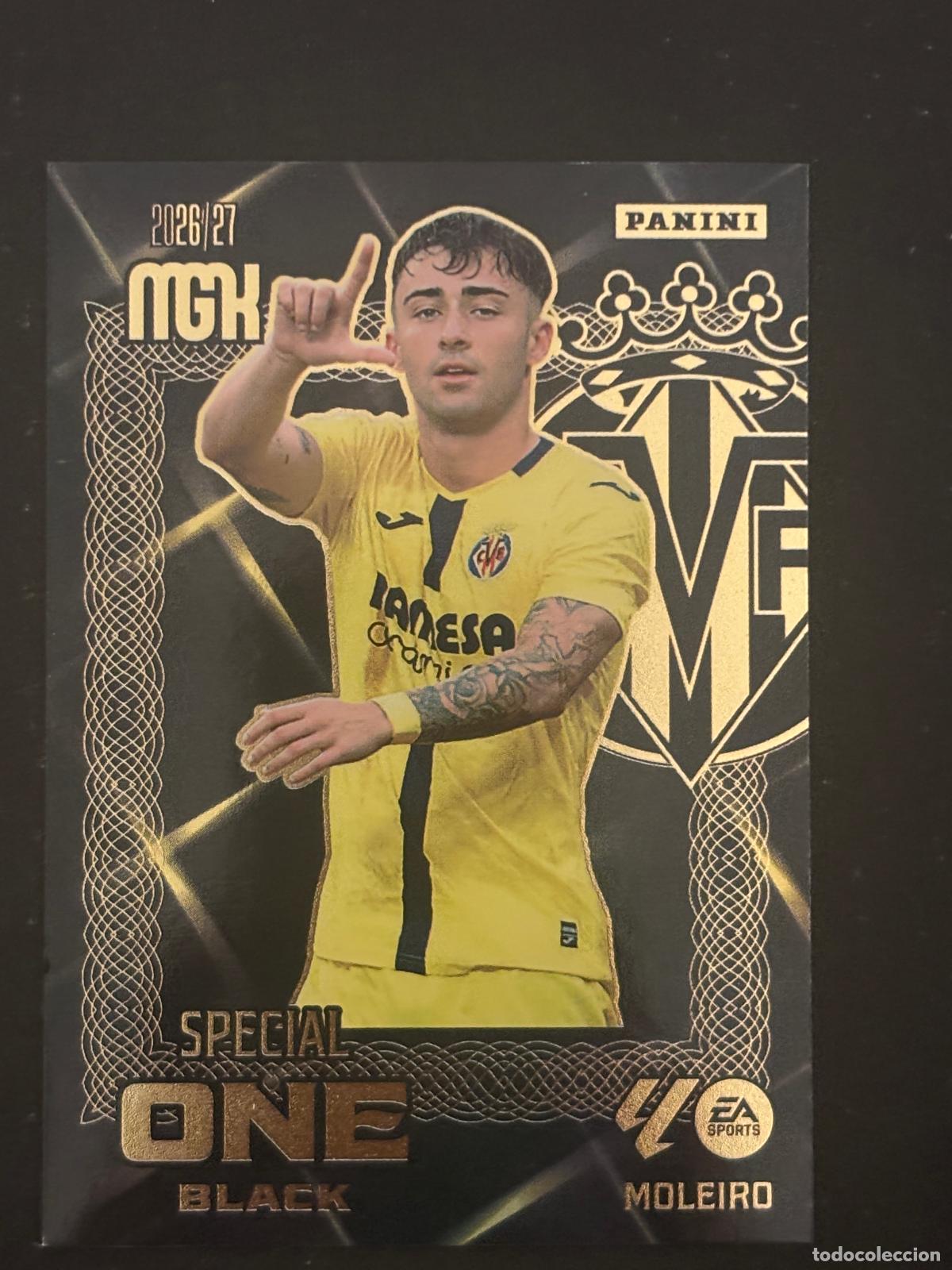 Figurine di Calcio: OB9 ALBERTO MOLEIRO SPECIAL ONE BLACK MEGACRACKS MGK 26-27 2026-2027 PANINI LIGA