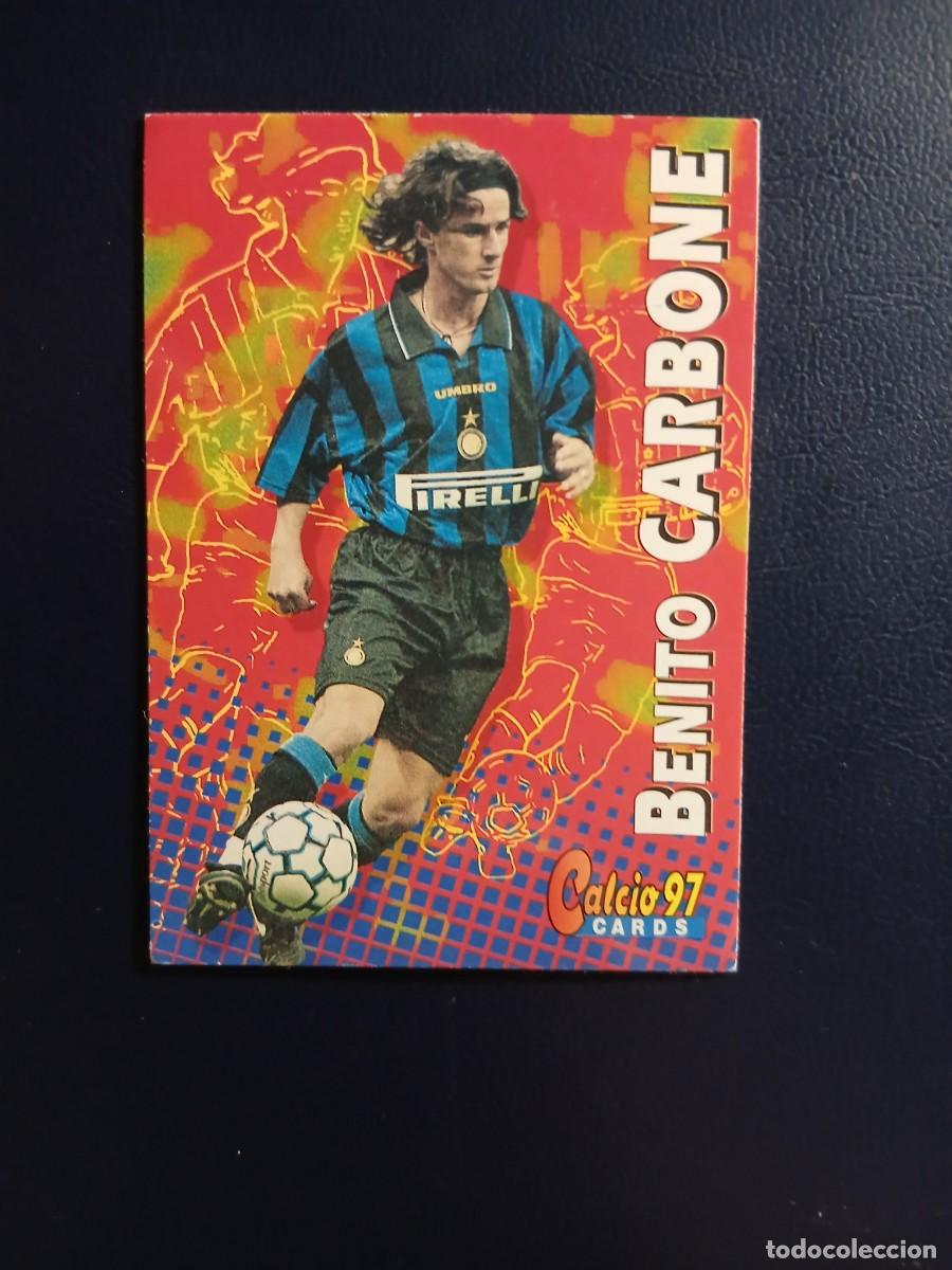 Fu&szlig;ball-Sticker: 74 Carbone - Inter Milan - Calcio Cards 97 - Panini - Calciatori 1996 1997