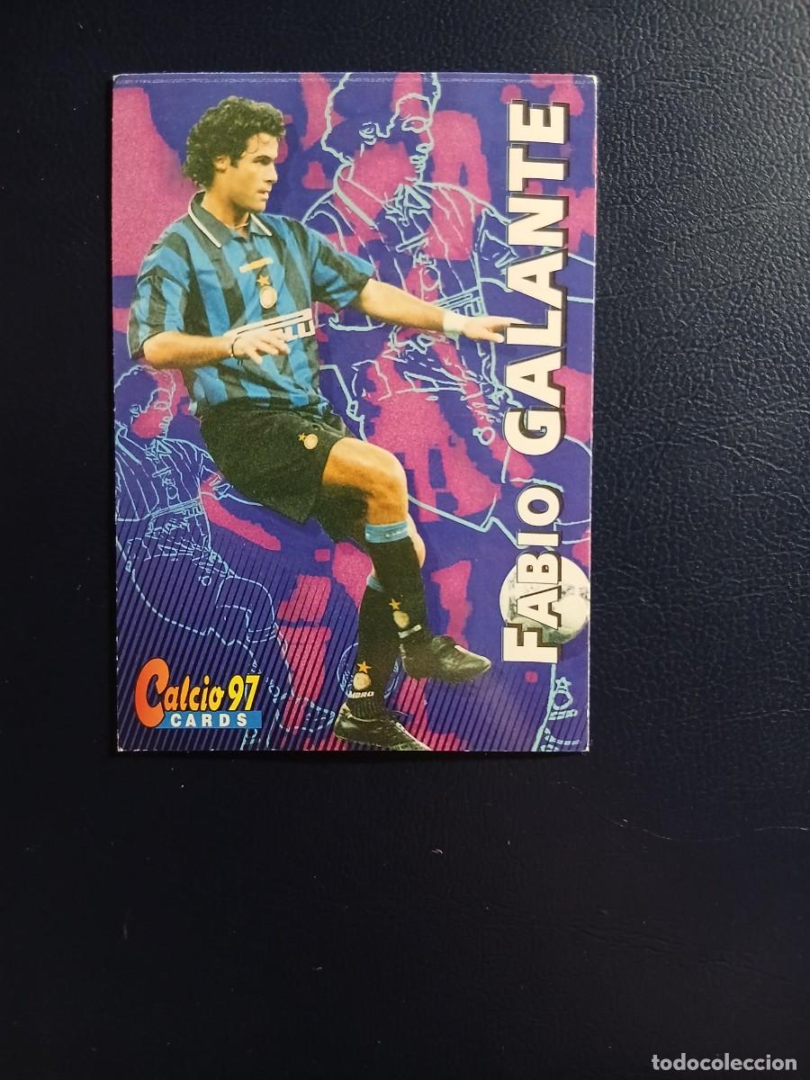 Cromos de f&uacute;tbol: 27 Galante - Inter Milan - Calcio Cards 97 - Panini - Calciatori 1996 1997