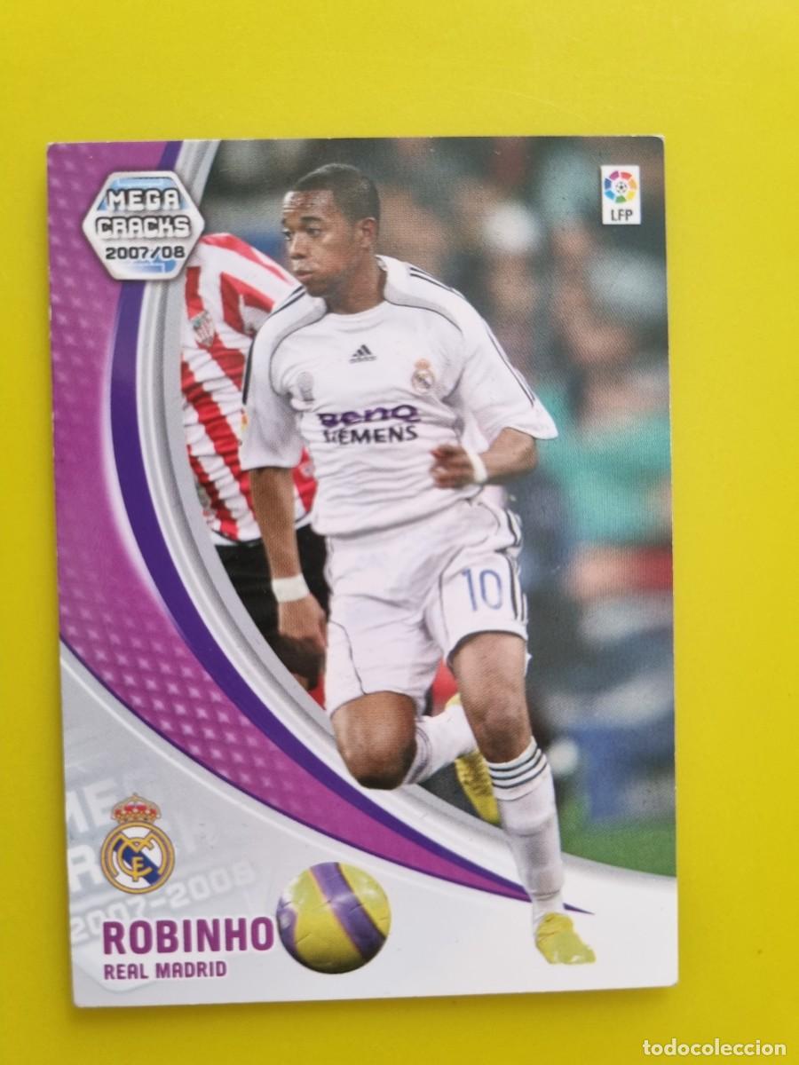 Cromos de f&uacute;tbol: CROMO FUTBOL MEGACRACKS 178 ROBINHO REAL MADRID 07 08 2007 2008 AR1026