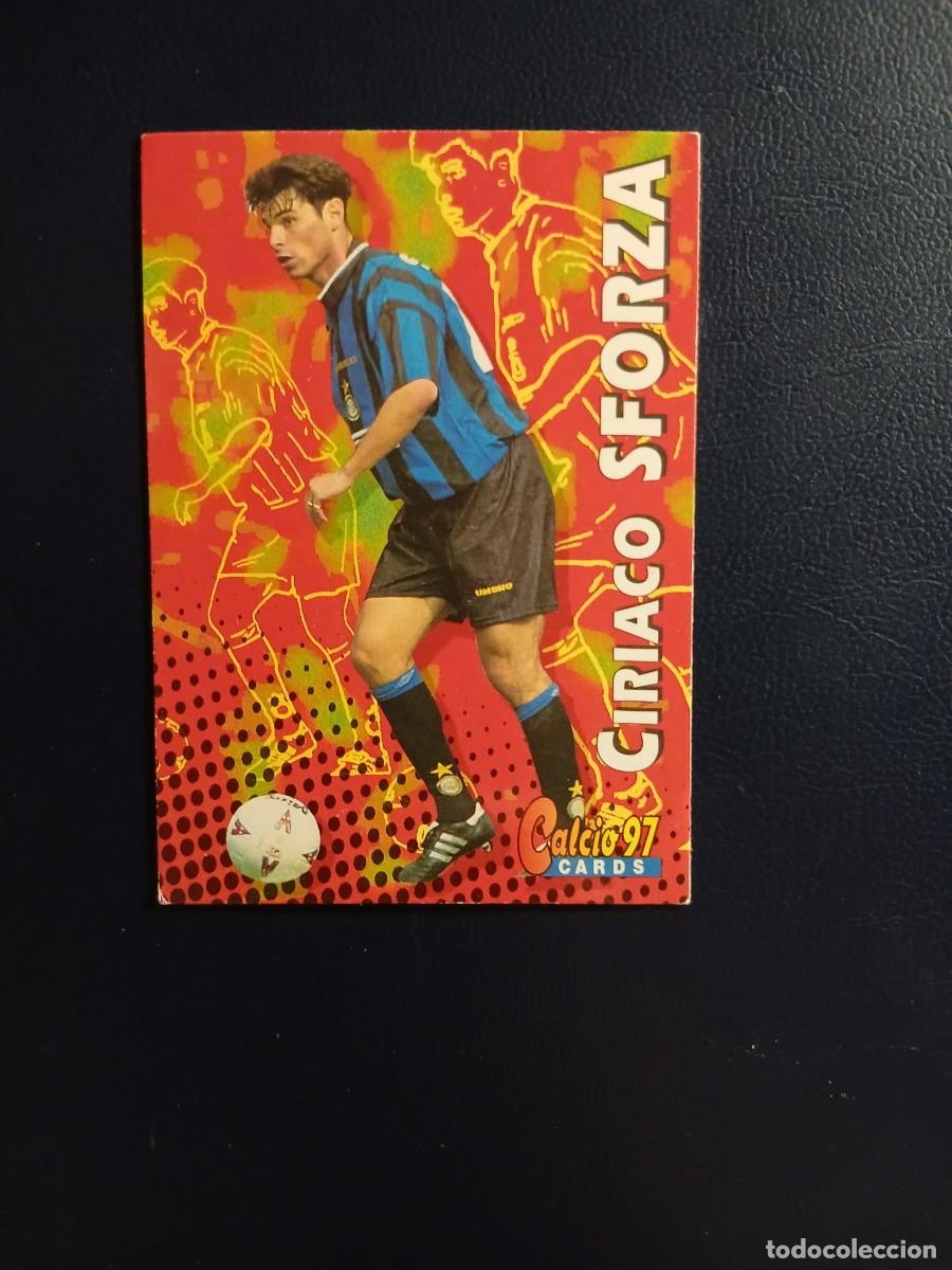 Cromos de f&uacute;tbol: 71 Sforza - Inter Milan - Calcio Cards 97 - Panini - Calciatori 1996 1997