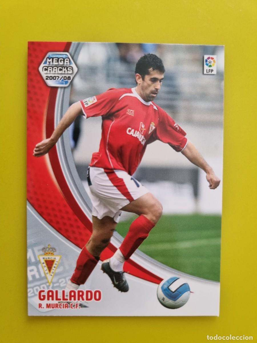 Cromos de f&uacute;tbol: CROMO FUTBOL MEGACRACKS 212 GALLARDO R MURCIA CF 07 08 2007 2008 AR1026