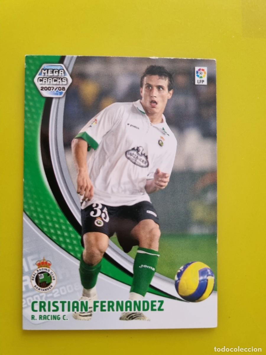Football Stickers: CROMO FUTBOL MEGACRACKS 242 CRISTIAN FERNANDEZ RACING DE SANTANDER 07 08 2007 2008 AR1026