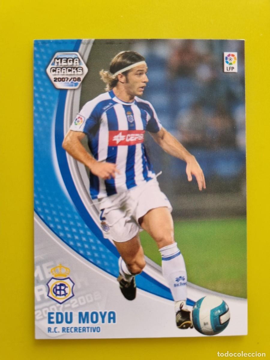 Cromos de f&uacute;tbol: CROMO FUTBOL MEGACRACKS 255 EDU MOYA RC RECREATIVO 07 08 2007 2008 AR1026